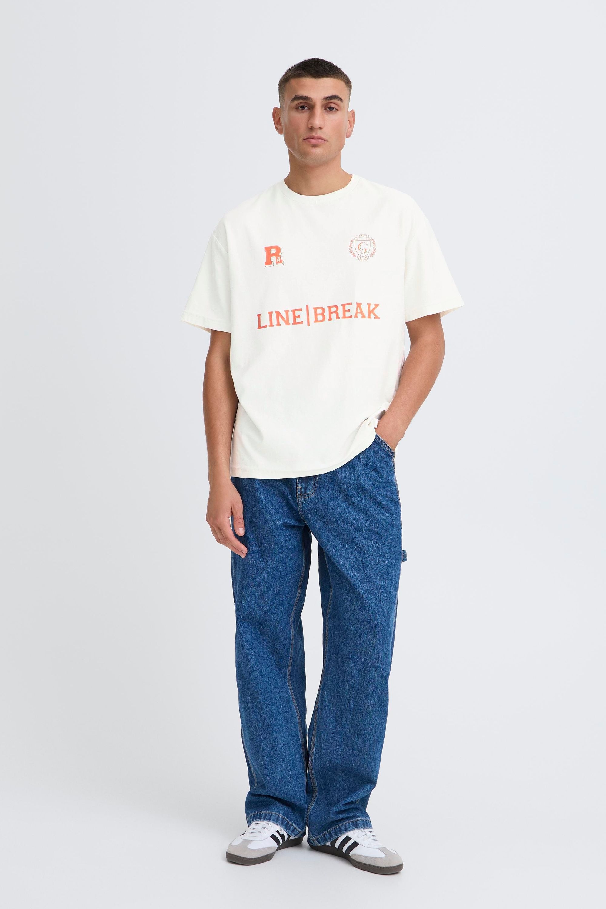 Solid Rundhalsshirt "Rundhalsshirt SDSELAH" günstig online kaufen