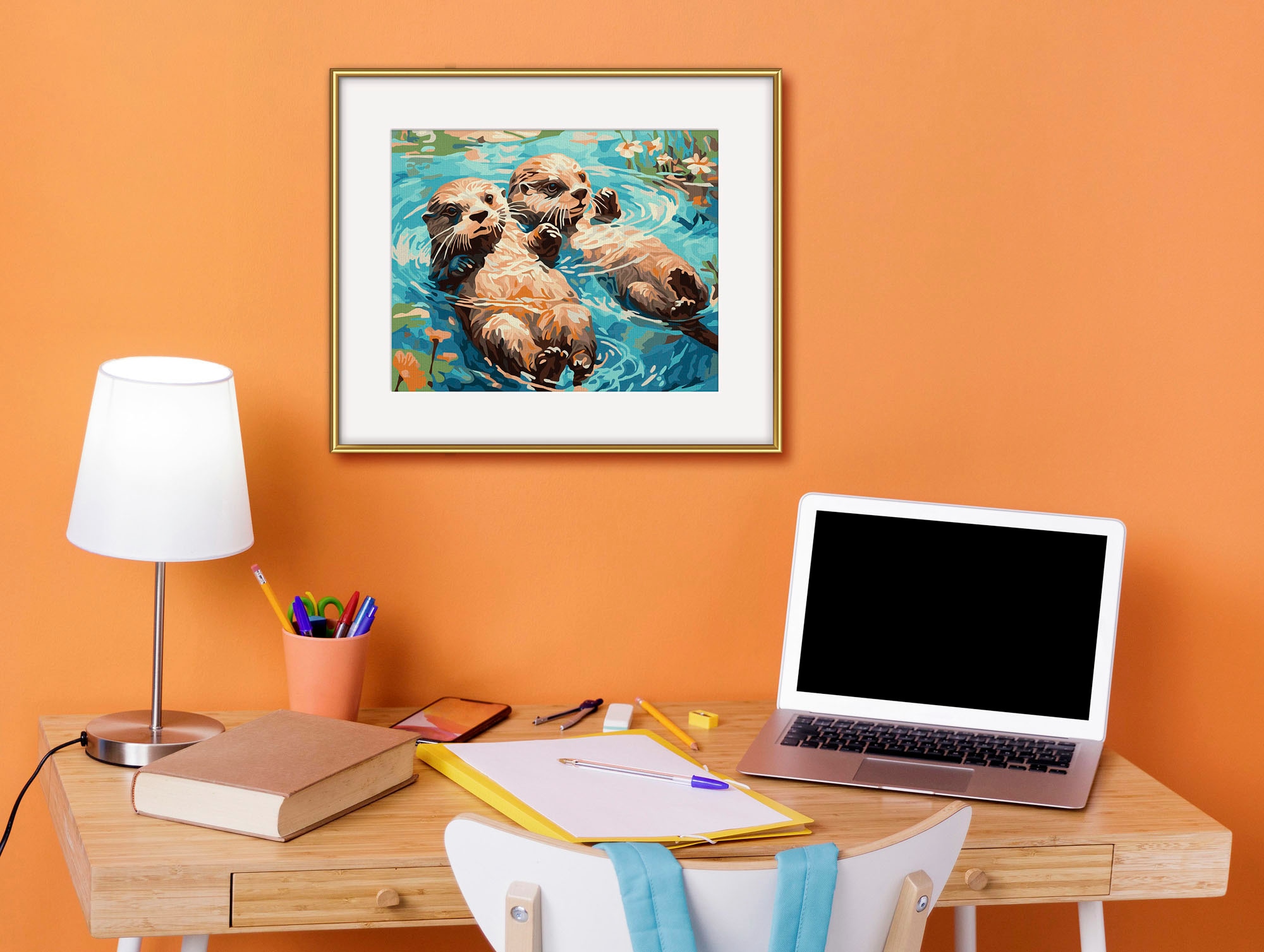 Schipper Malen nach Zahlen »Meisterklasse Klassiker, Otterpärchen«, Made in Germany