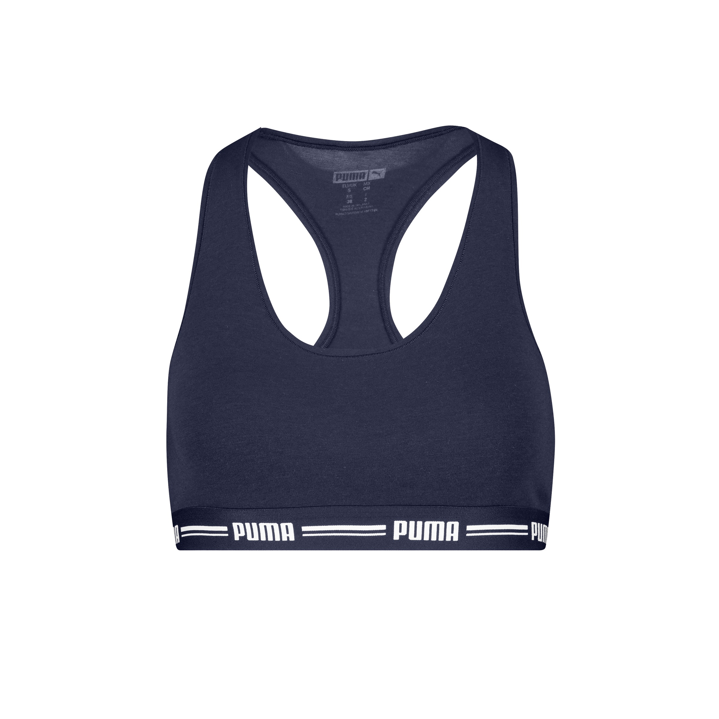 PUMA Sport-Bustier "PUMA WOMEN RACER BACK TOP 1P HANG", mit markantem Logob günstig online kaufen