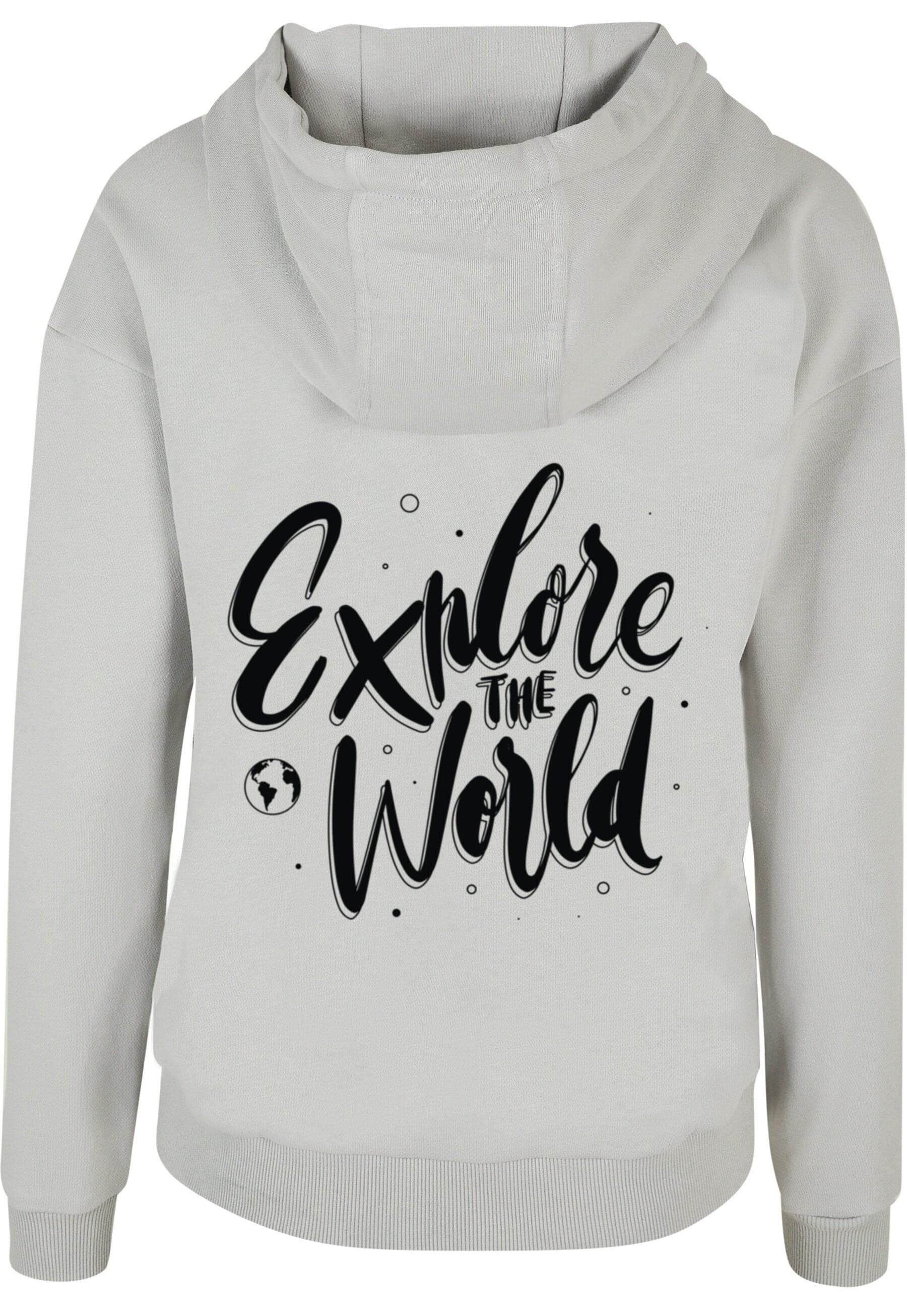 Merchcode Kapuzenpullover »Merchcode Ladies Wording - Explore The World Everyday Hoody« 1 Stk. tlg.