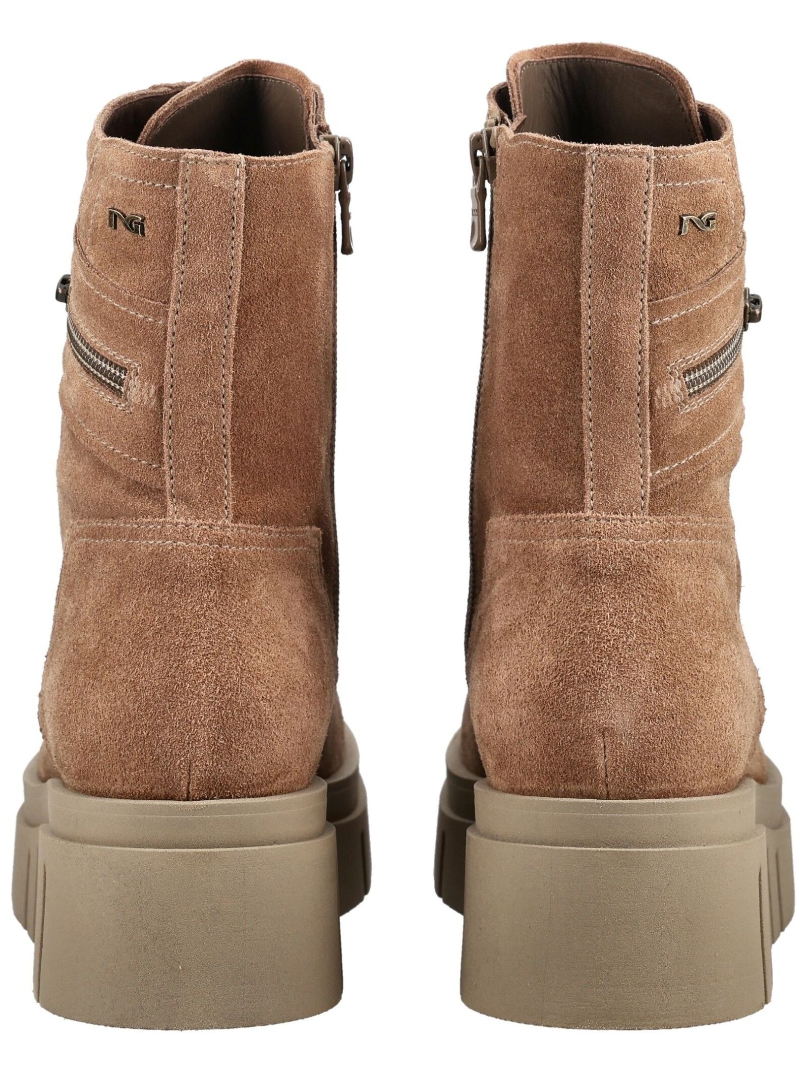 Nero Giardini Schnürstiefelette »Nero Giardini Stiefelette Veloursleder/Textil«