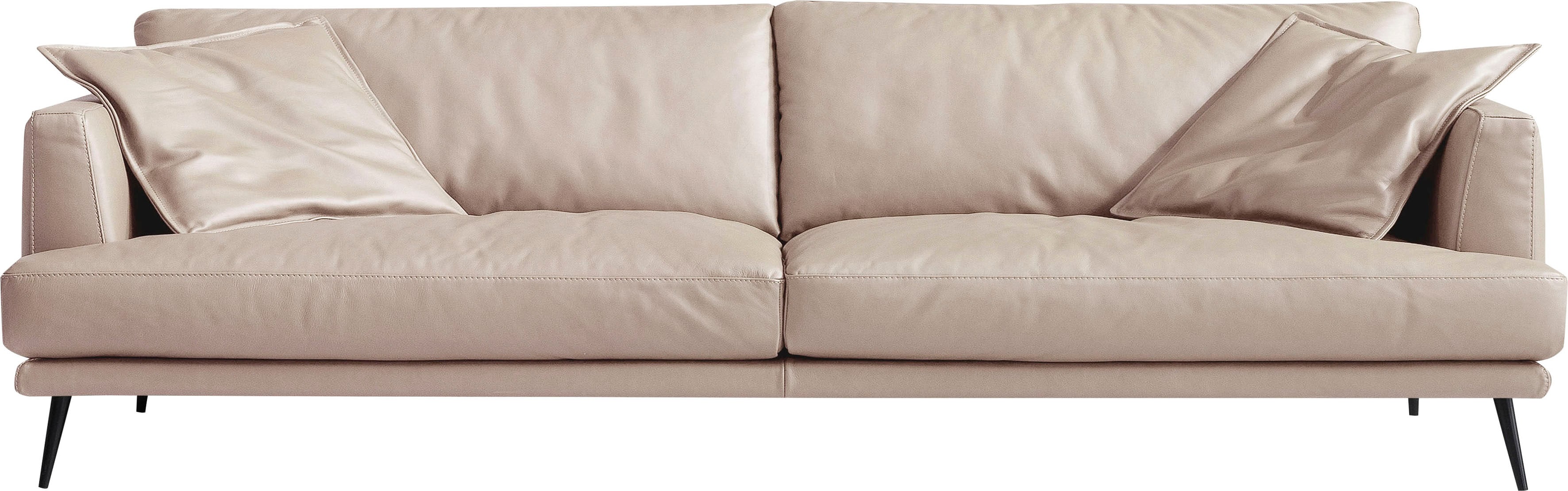 Egoitaliano 2,5-Sitzer "Sophia, Designsofa mit extrakomfortablem Sitzkomfort, Breite 214cm" Daunenfederung, inkl. 2 Kissen