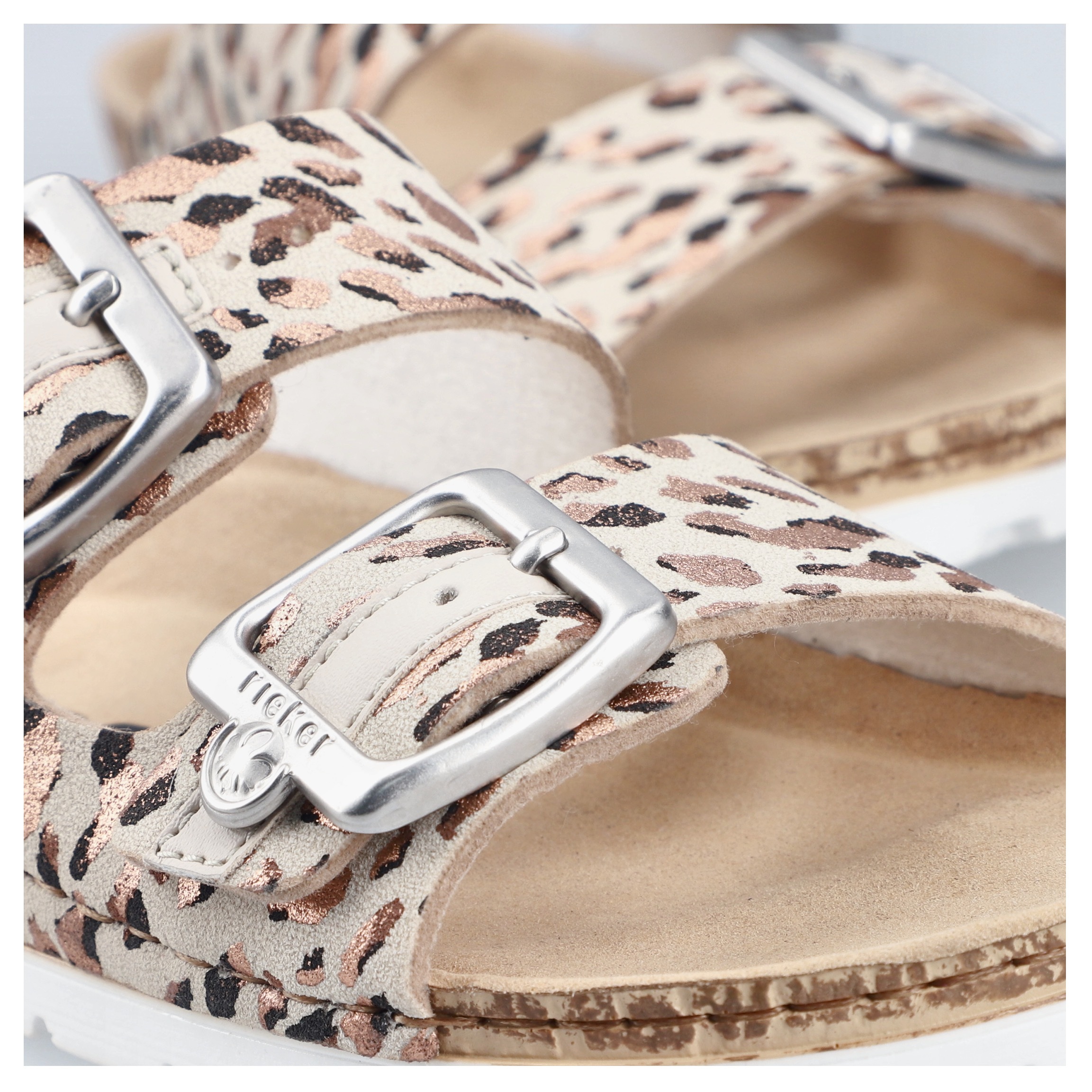 Rieker Pantolette, Sommerschuh, Schlappen mit verstellbaren Schnallen günstig online kaufen