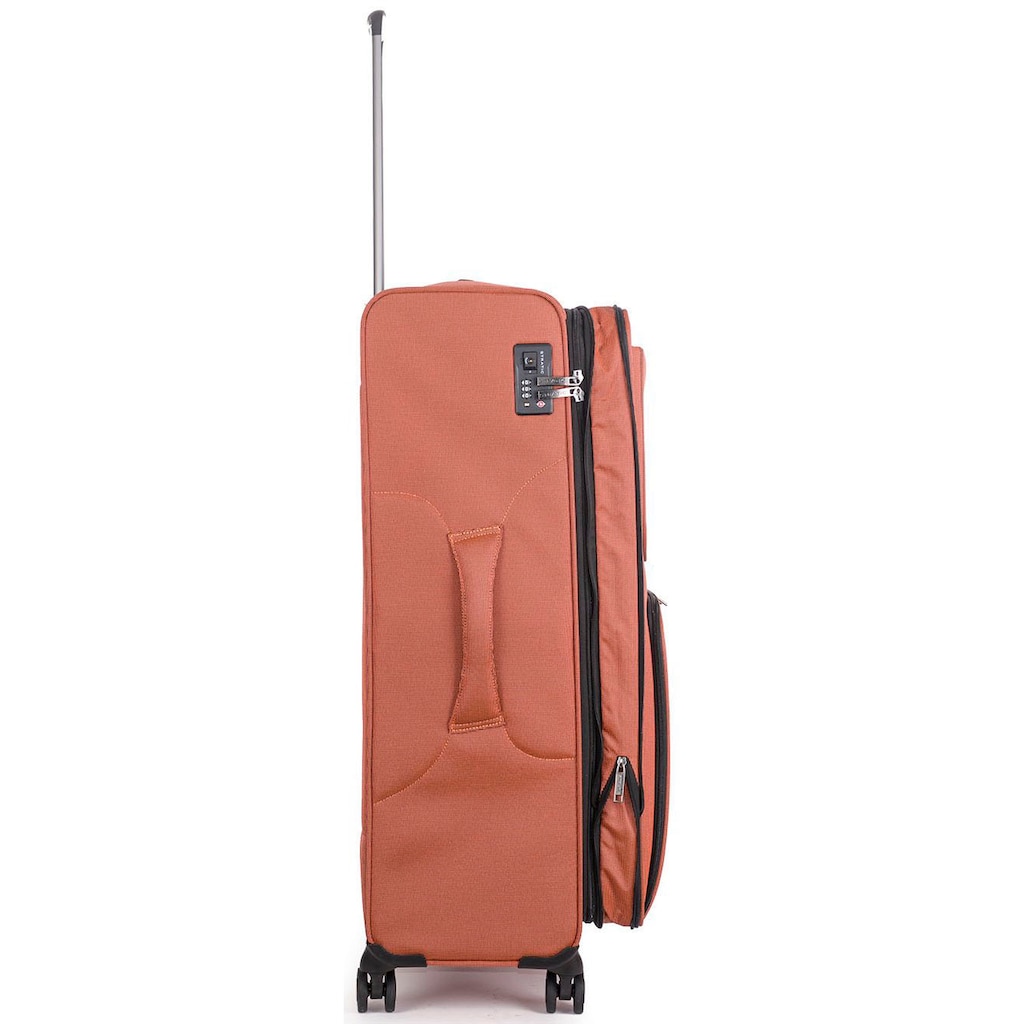 Stratic Weichgepäck-Trolley »Bendigo Light + L, rosso clay«, 4 Rollen