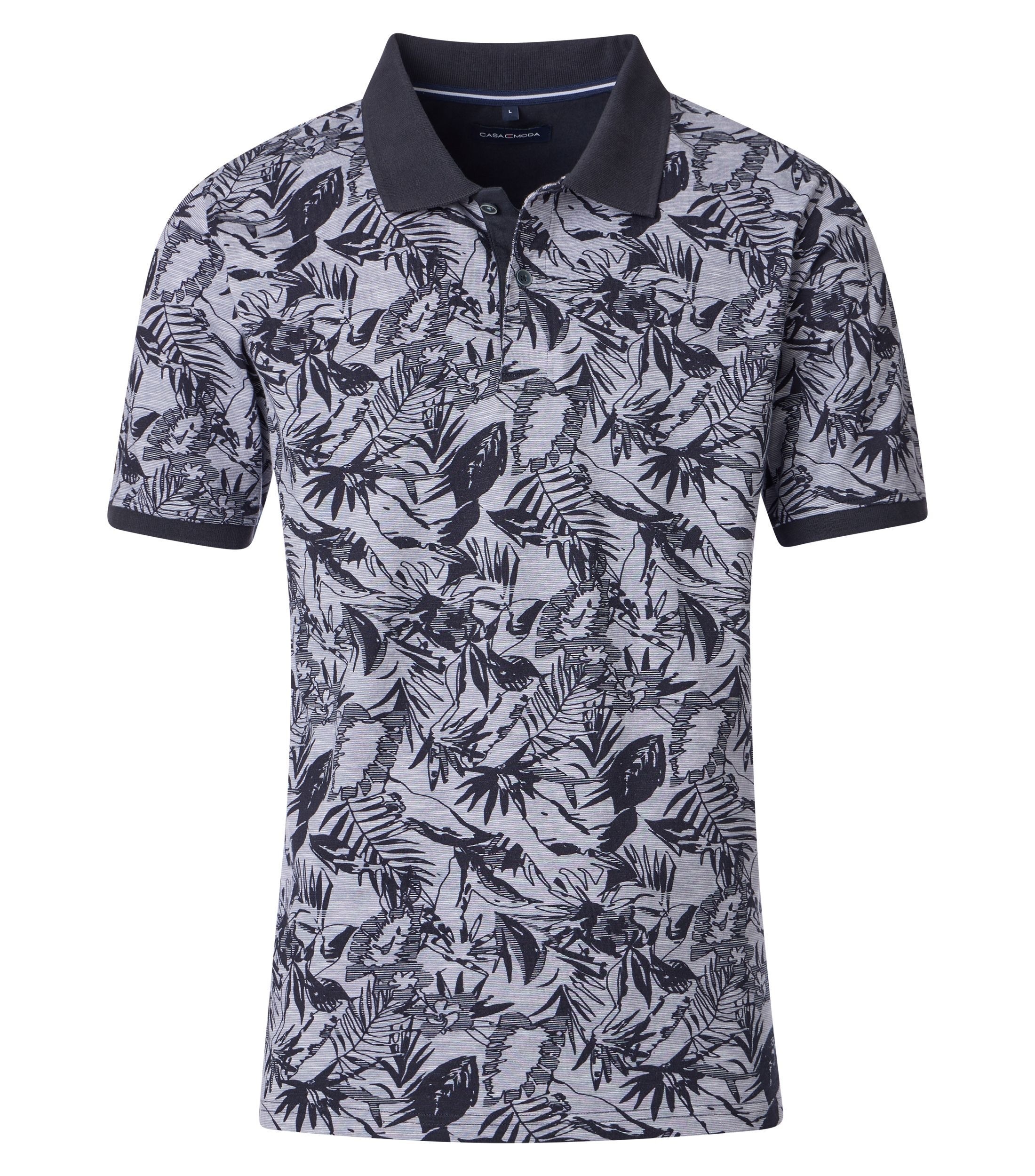 CASAMODA Poloshirt "CASAMODA Polo-Shirt Print" günstig online kaufen