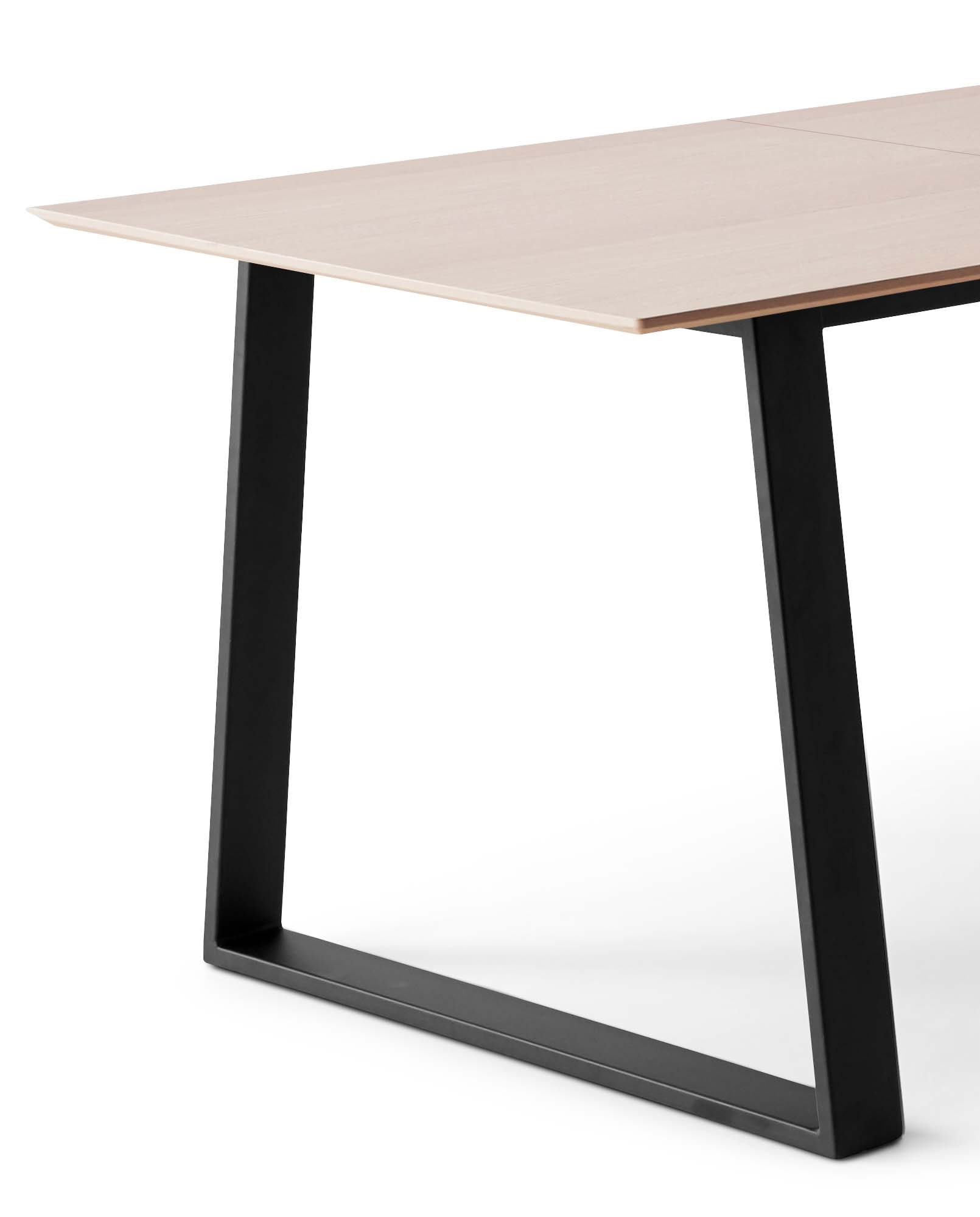 Hammel Furniture Esstisch »Meza by | Trapez Hammel«, Tischplatte BAUR rechteckige Einlegeplatten 2 MDF, Metallgestell