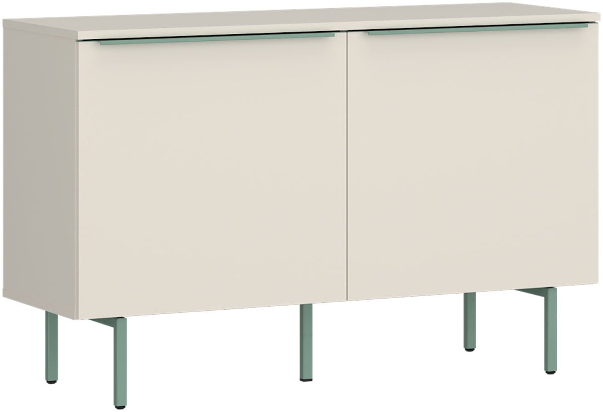TOM TAILOR HOME Kommode Sideboard mit 2 Türen, Softclose,viel Stauraum mit Farbkick