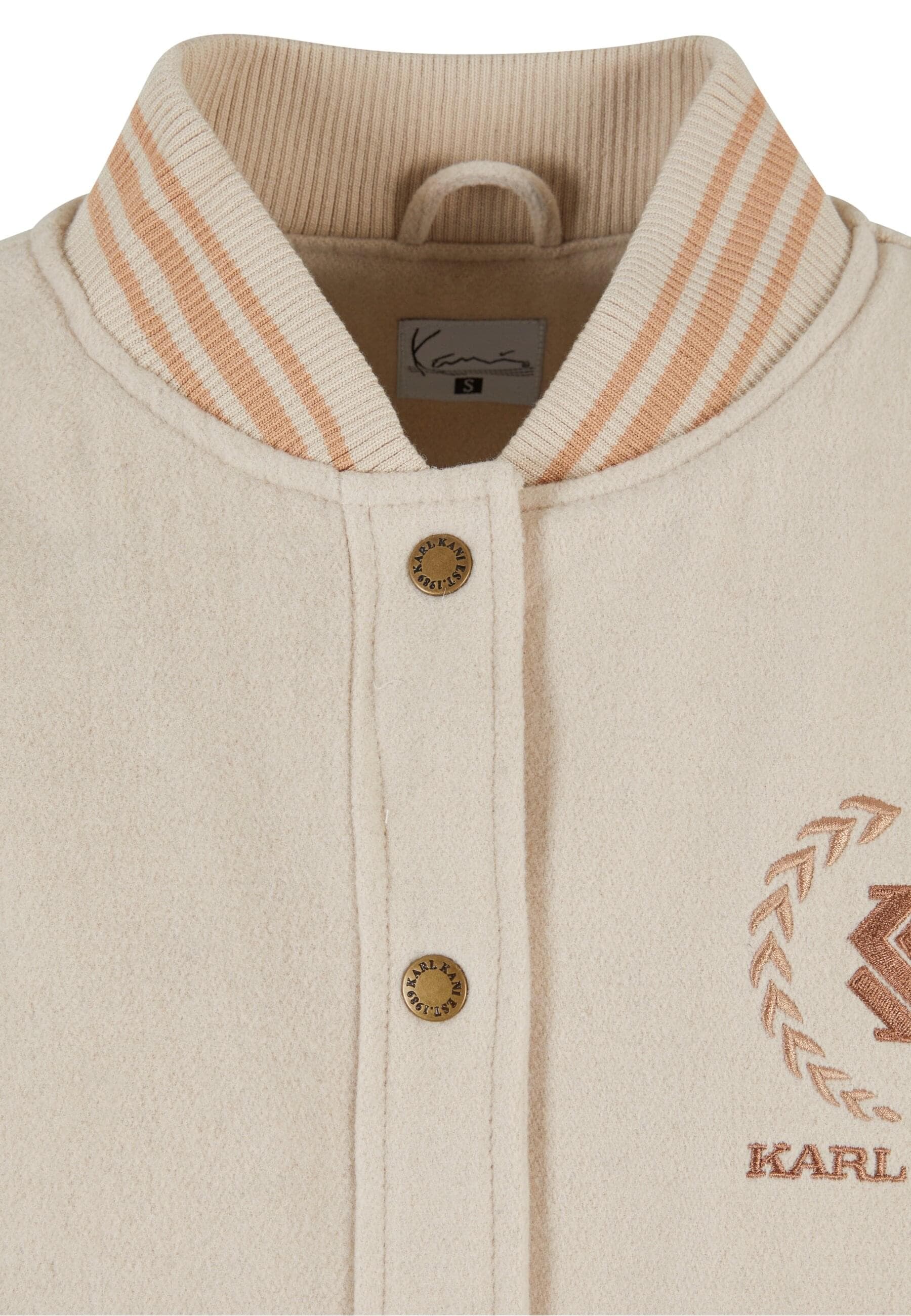 Karl Kani Collegejacke »Karl Kani Damen KW223-069-2 Retro Emblem Block College Jacket«, (1 St.), ohne Kapuze
