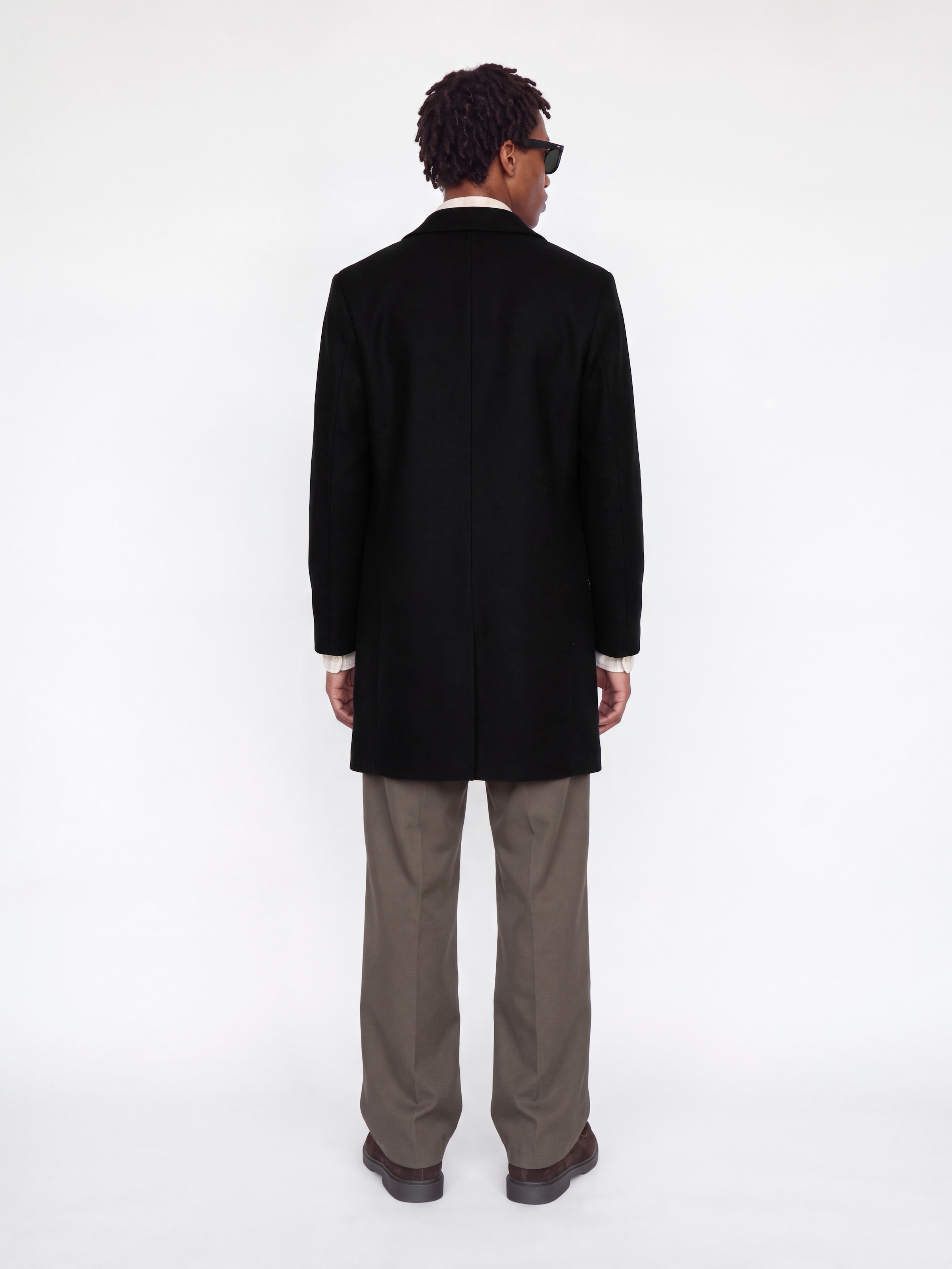 Jack & Jones Kurzmantel »JJEJAMES COAT SN« Kunstfaser, mit Reverskragen