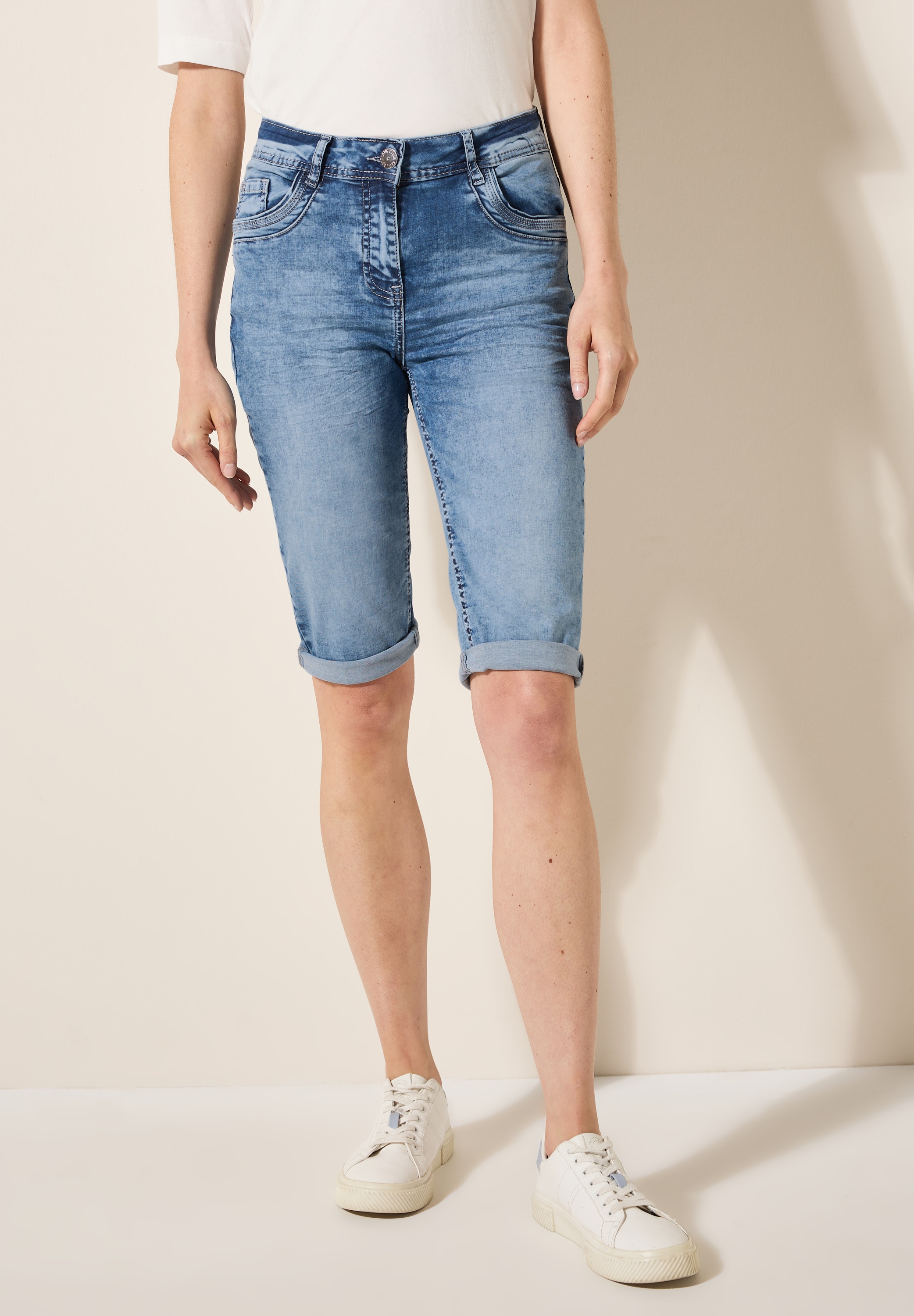 Cecil Slim-fit-Jeans, softer Materialmix günstig online kaufen