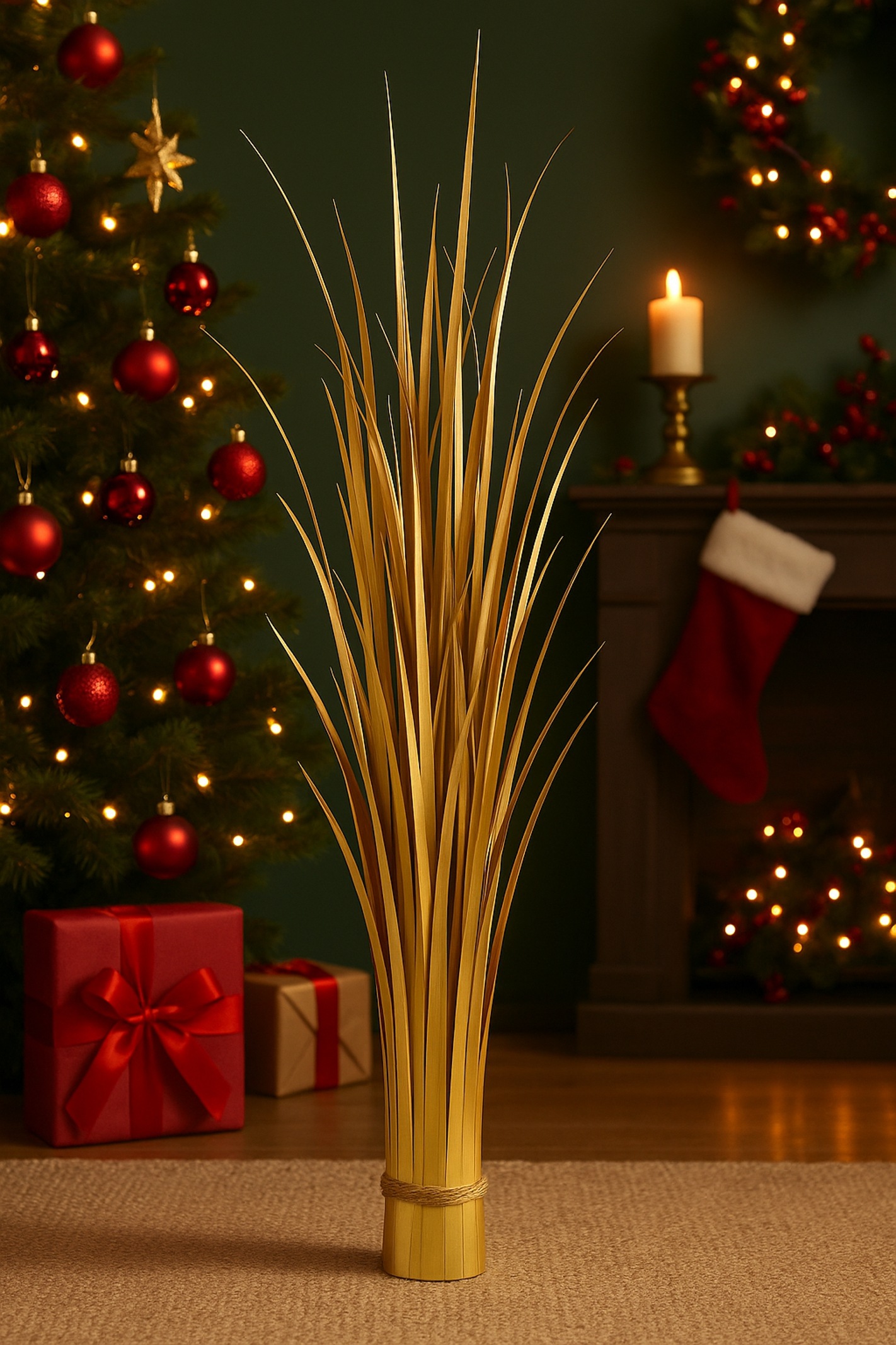 I.GE.A. Kunstpflanze "Grasbündel" Grasarrangement Künstlich Gras Busch Deko günstig online kaufen