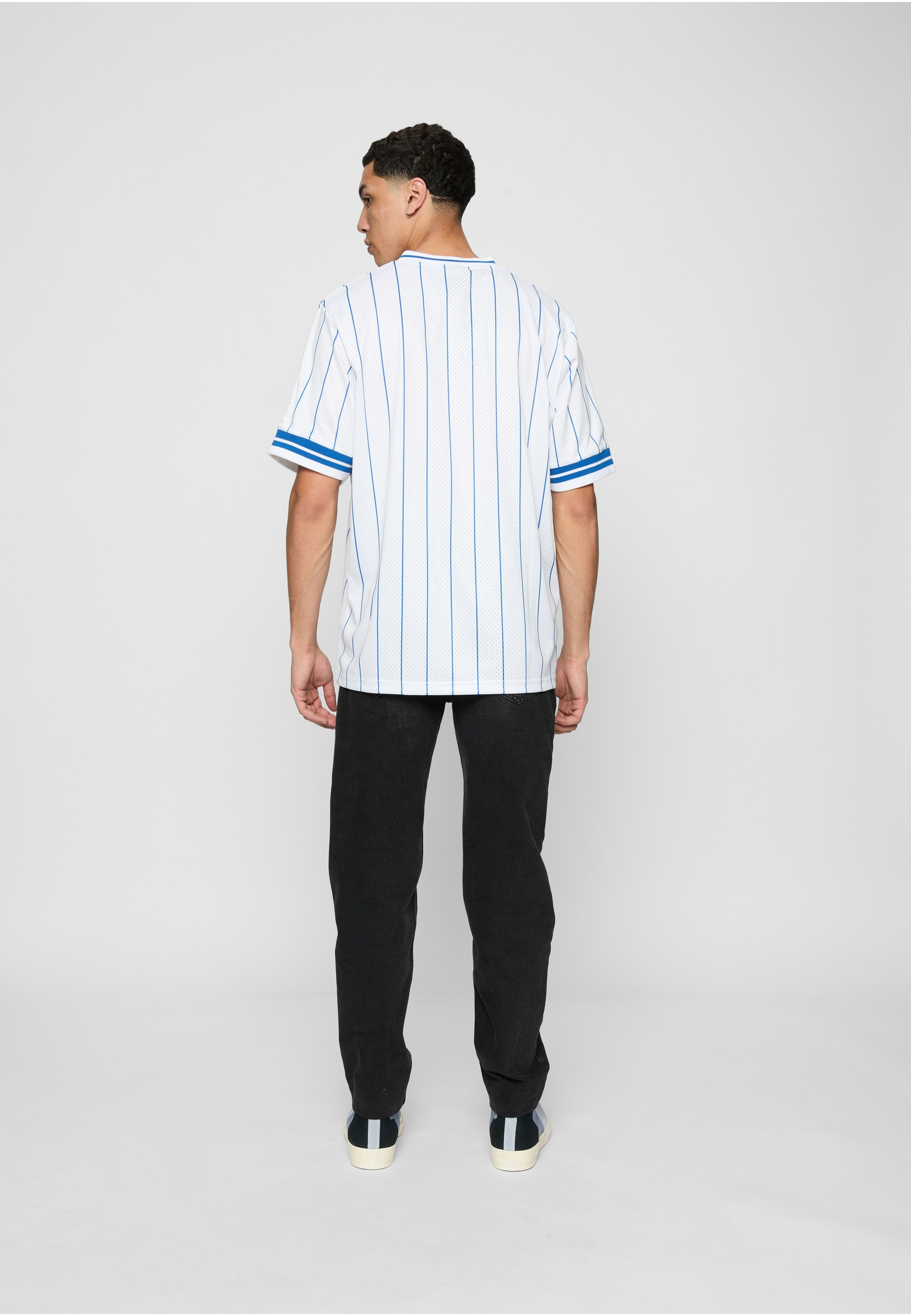 Fubu T-Shirt »Fubu Herren FM232-012-1 FUBU Retro Pinstripe Jersey« 1 Stk.