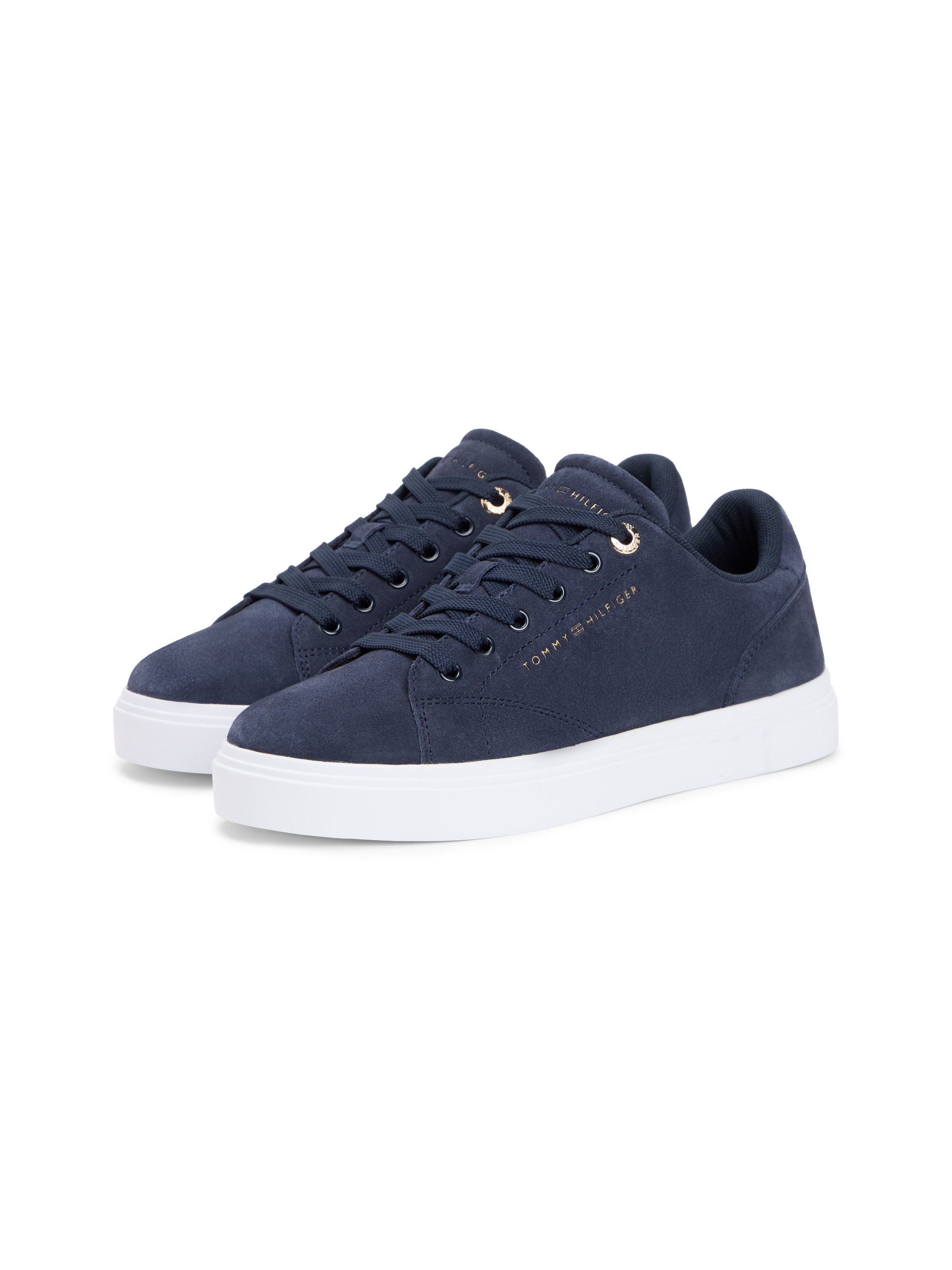 Tommy Hilfiger Plateausneaker "TH FEMININE CUPSOLE SUEDE" Freizeitschuh, Ha günstig online kaufen