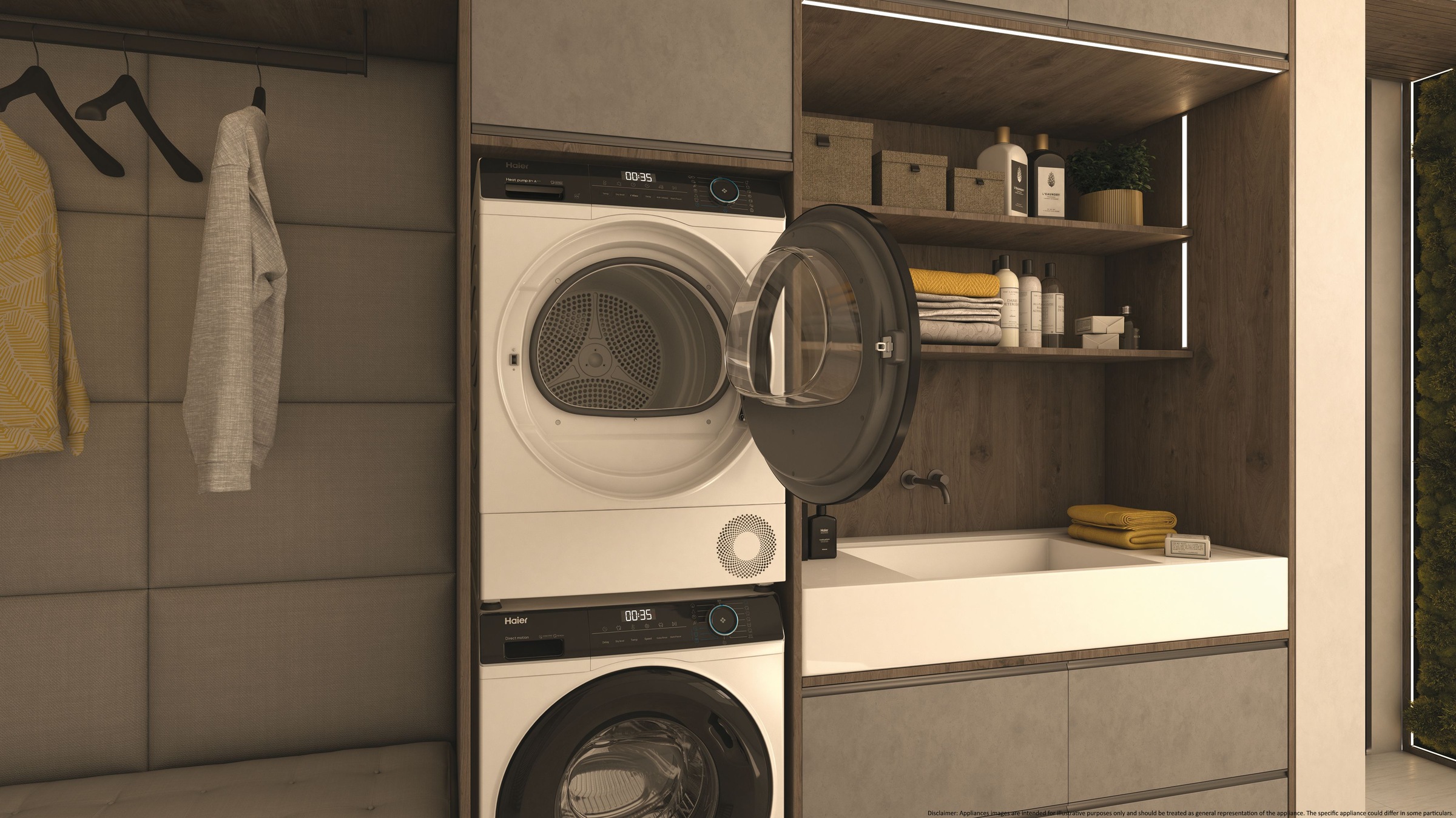 Haier Wärmepumpentrockner »HD91-A3939E«, 9 kg, 9 kg, A+++, Extra Hygiene-Funktion, i-Refresh-Dampfprogramm
