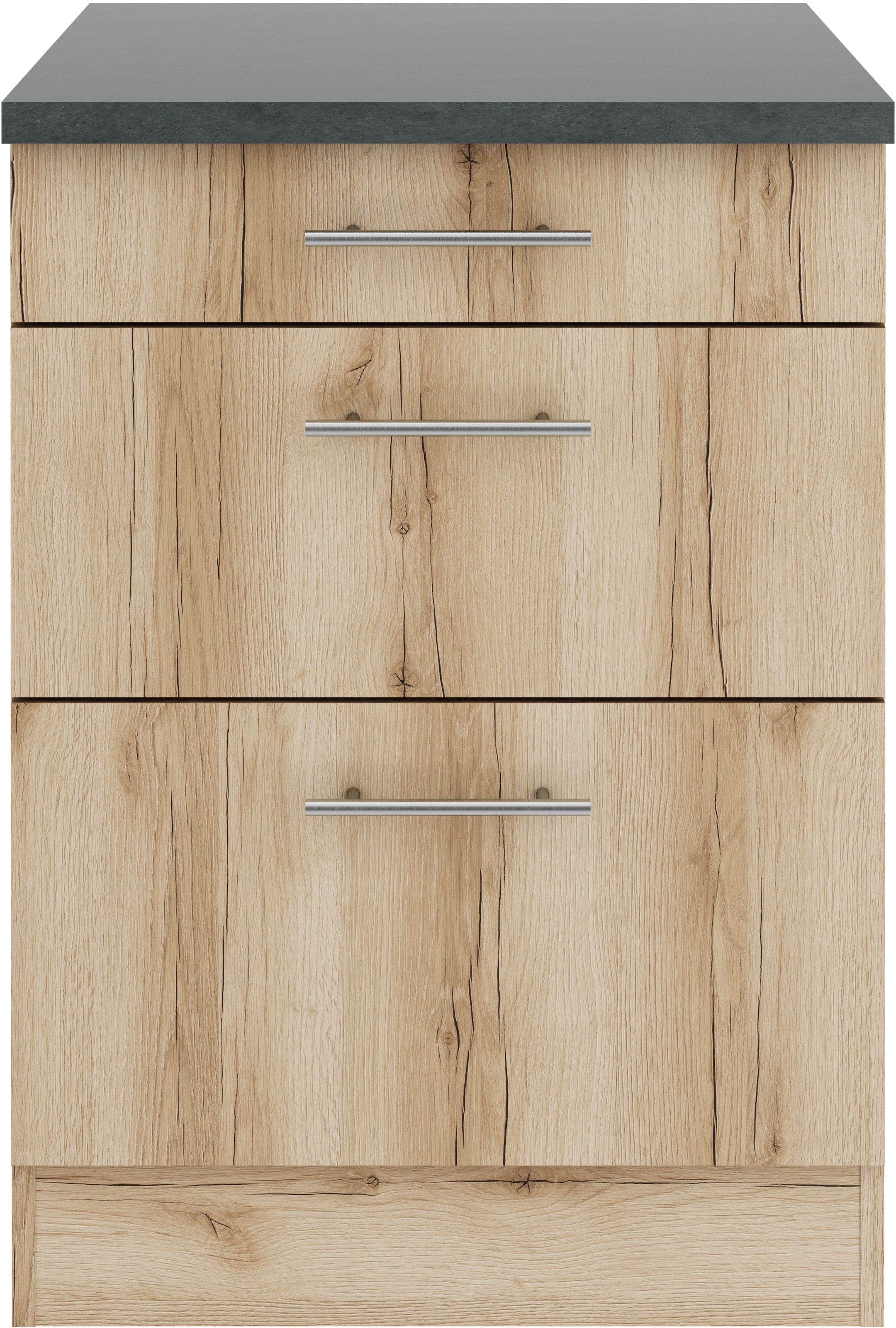 OPTIFIT Unterschrank »Bella« Breite 60 cm, 2 Auszüge, 1 Schubkasten
