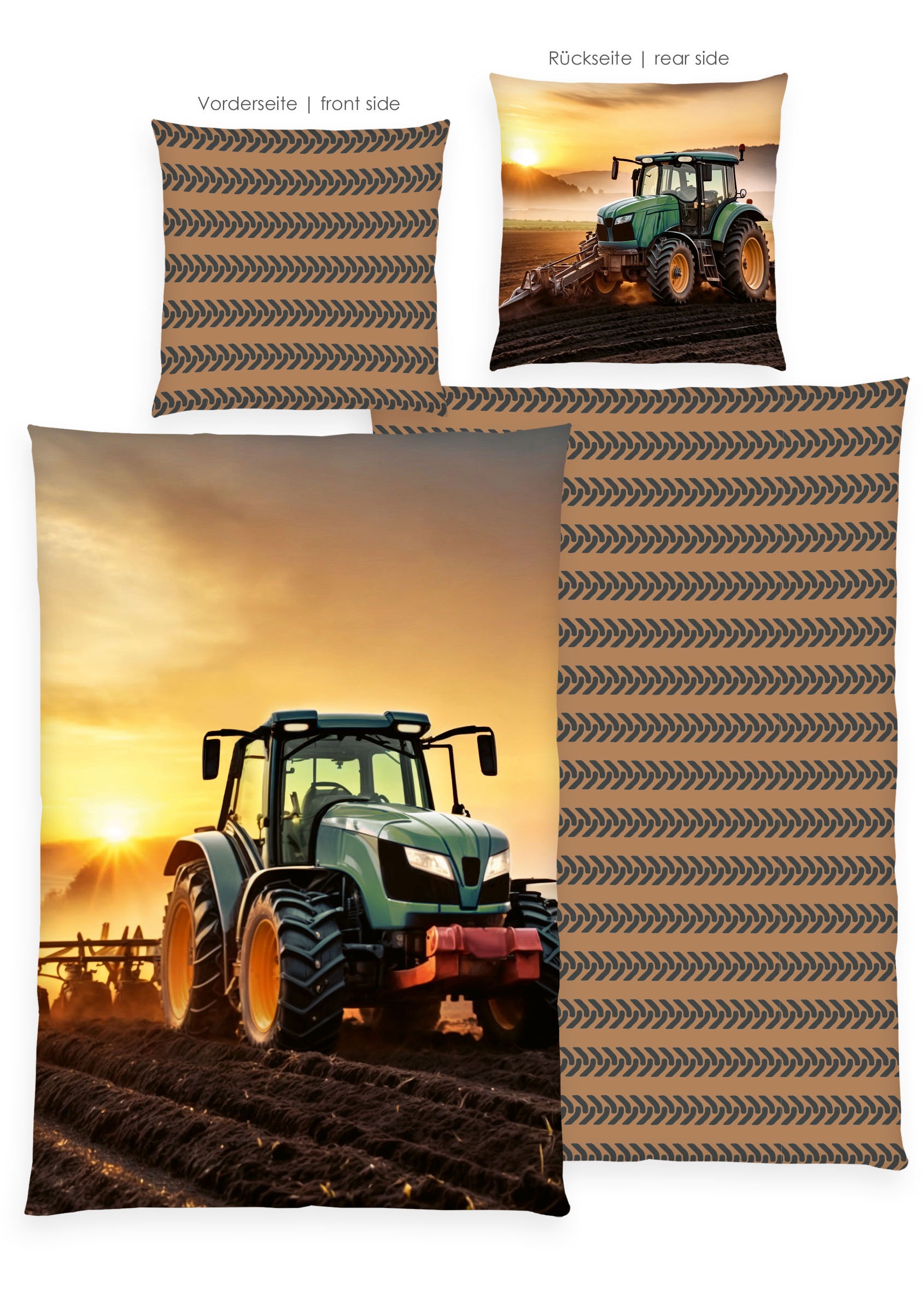 Herding Young Collection Bettwäsche "Young Collection Traktor" 2 Stk. tlg. günstig online kaufen