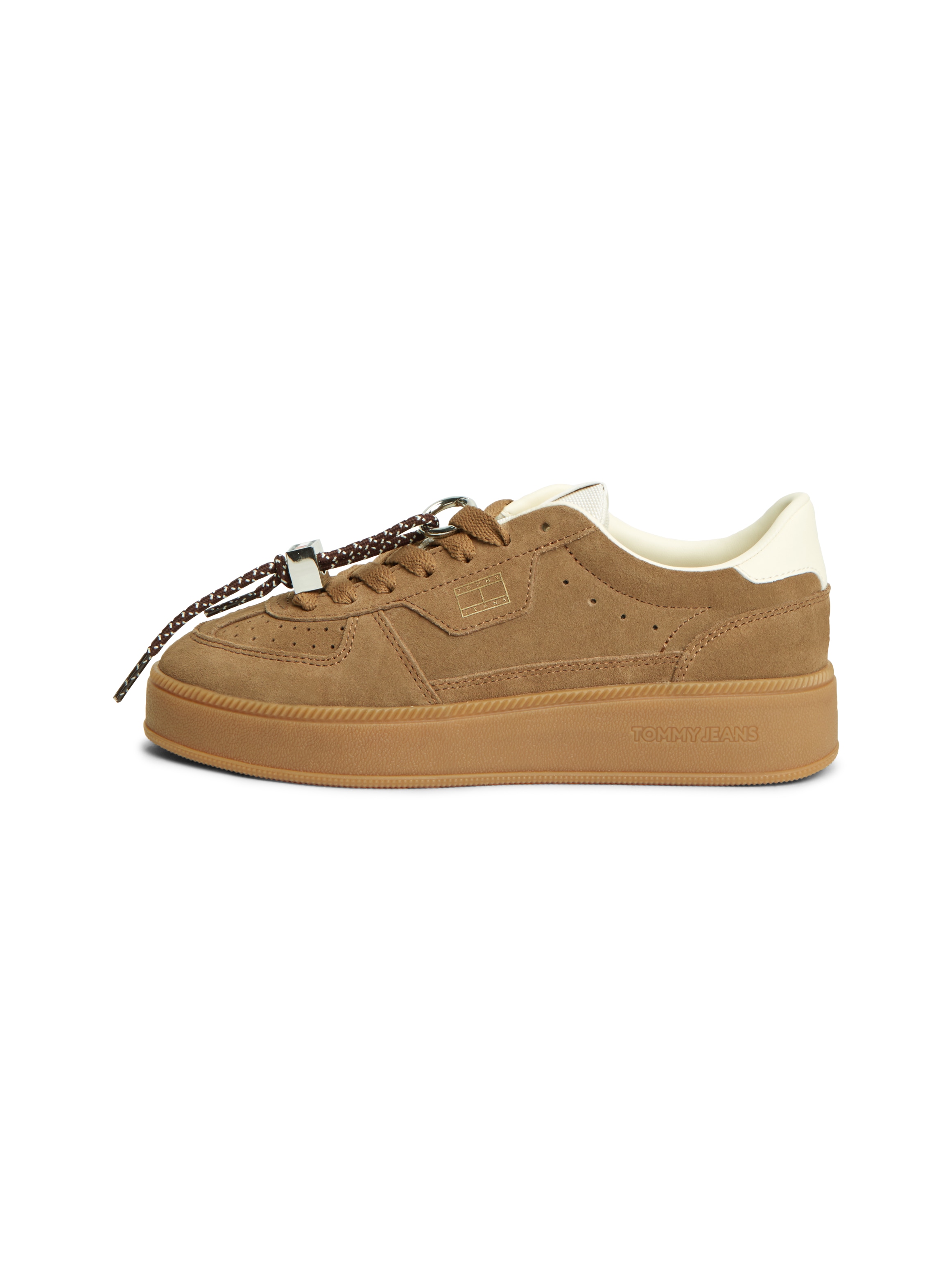 Tommy Jeans Plateausneaker »THE GREENWICH EDGE MAX«  Freizeitschuh, Halbschuh, Schnürer mit Besatz an der Ferse