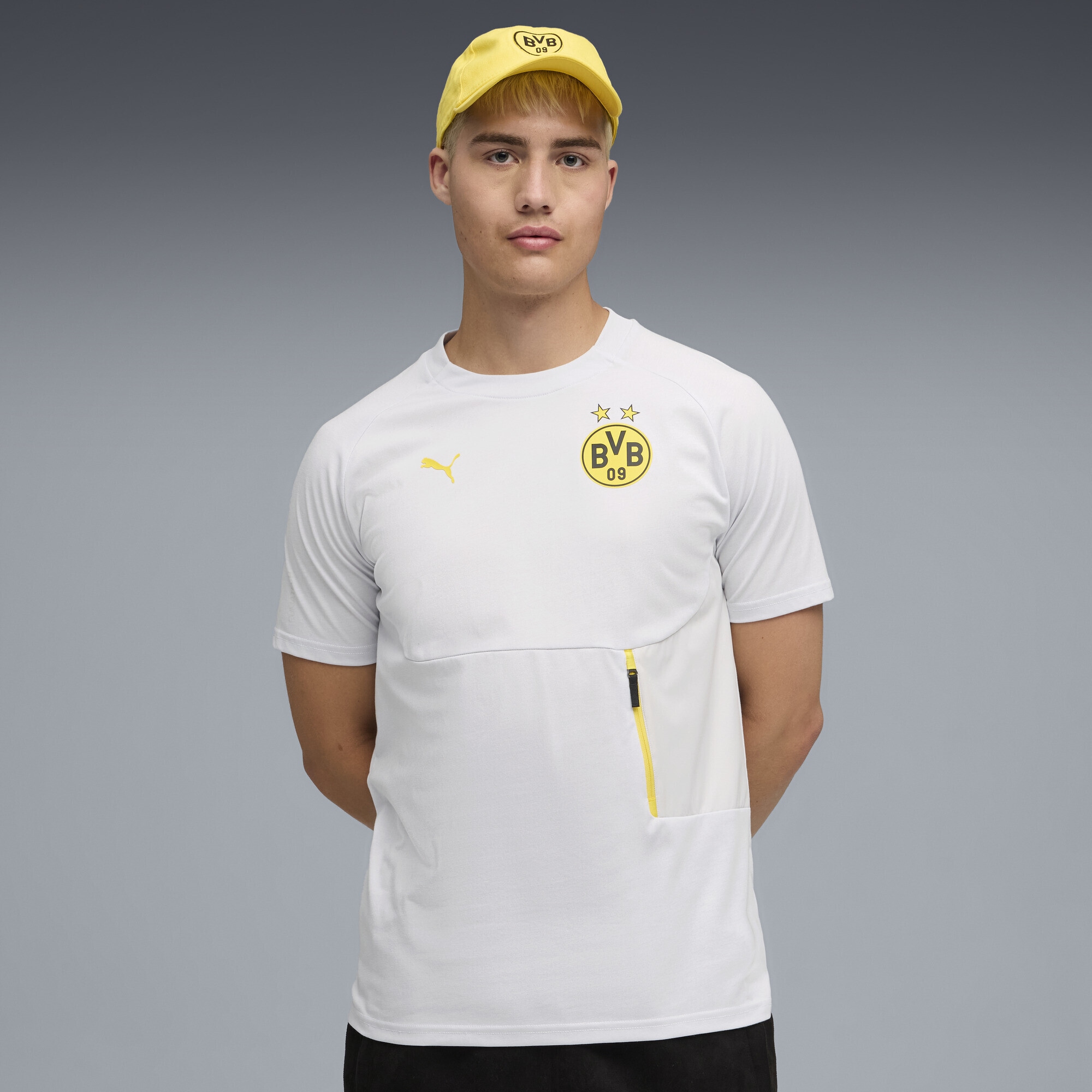 PUMA T-Shirt »Borussia Dortmund PUMATECH T-Shirt mit Tasche Herren«