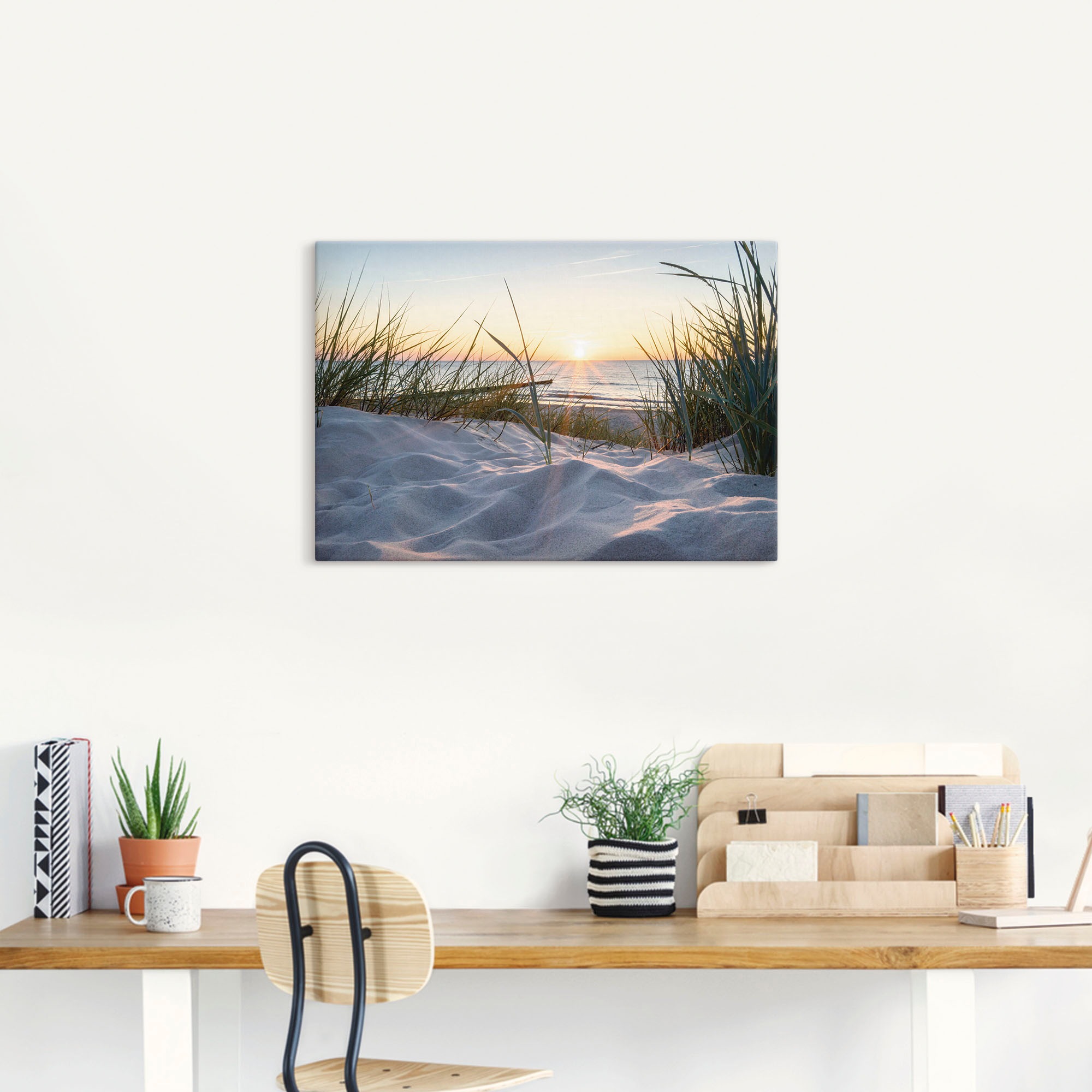 Artland Wandbild "Ostseestrand" Strand 1 Stk. tlg. als Alubild, Leinwandbil günstig online kaufen