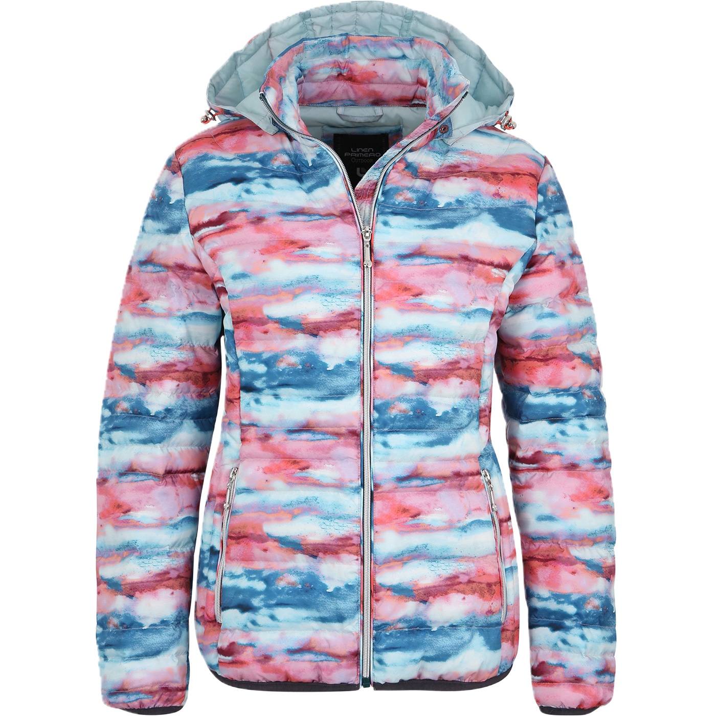 DEPROC Active Winterjacke »WILDCAT HILL Women«, Steppjacke mit außergewöhnlichem Design