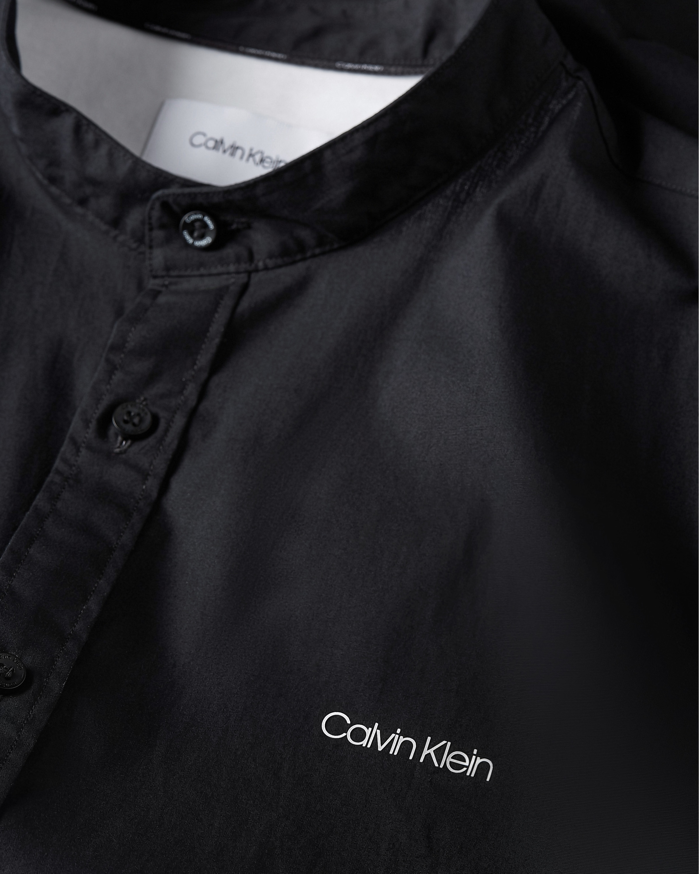 Calvin Klein Big&Tall Langarmhemd »BT_STRETCH POPLIN SLIM SHIRT«, in großen Größen mit durchgehender Knopfleiste