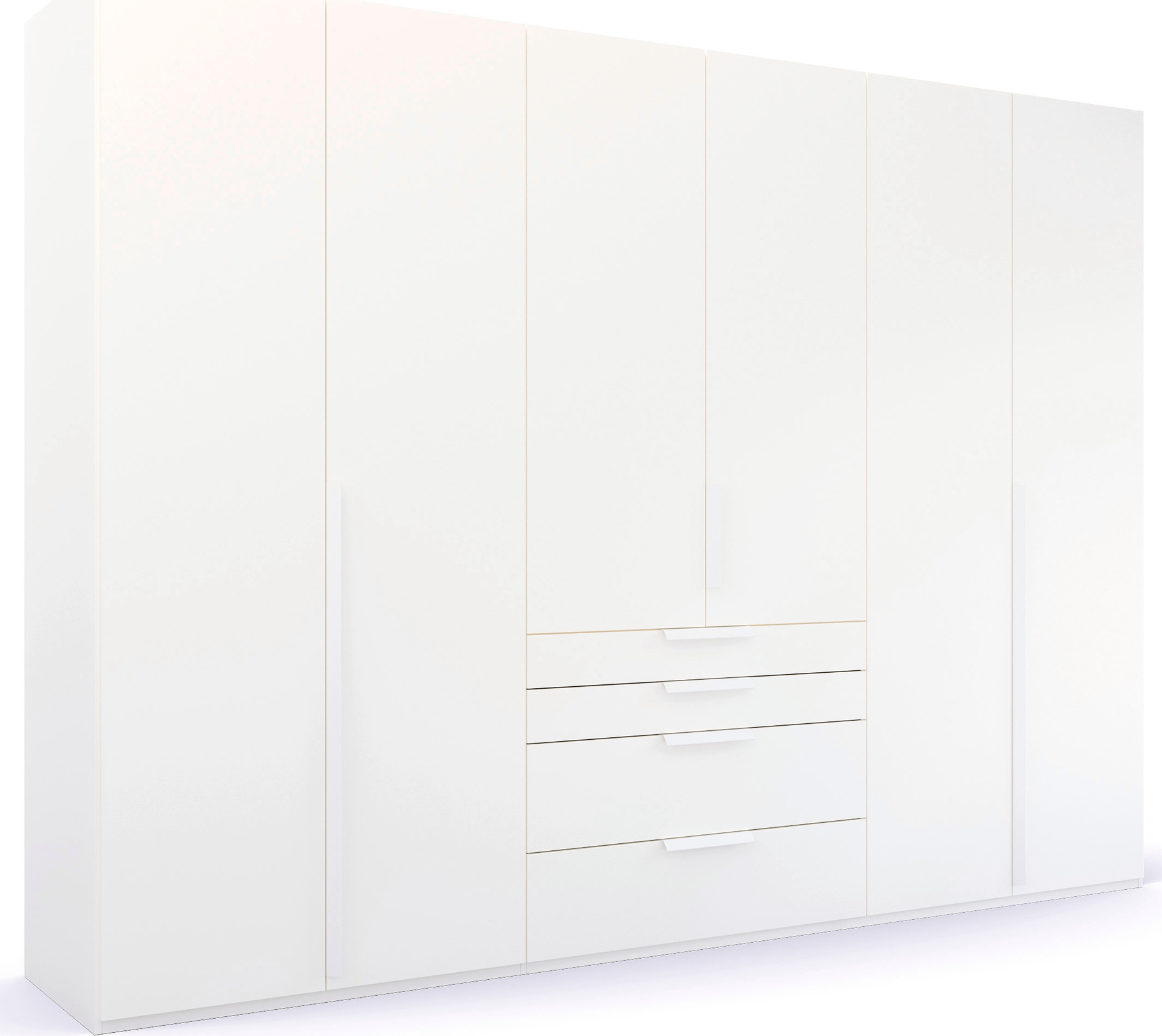 rauch Drehtürenschrank "Kleiderschrank Schrank Garderobe Wäscheschrank PURISMA" in den Breiten 151/201/251/301 cm, inkl. SOFT-CLOSE-FUNKTION, mit Schubladen und umfangreichem Zubehör MADE IN GERMANY