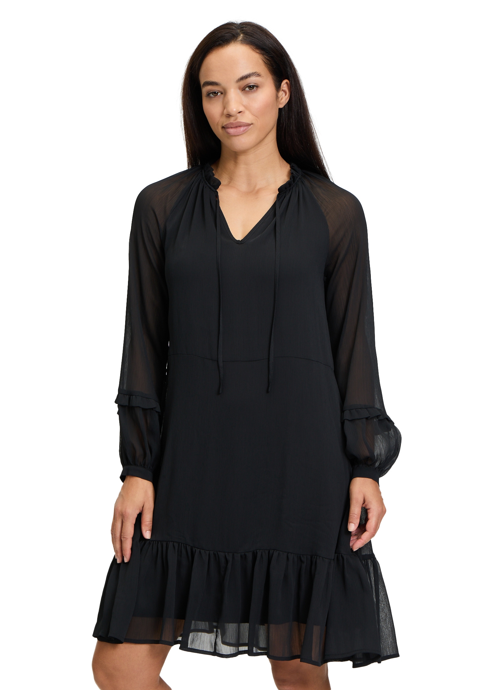 Cartoon Chiffonkleid "Cartoon Damen Chiffonkleid mit Stufen", Design günstig online kaufen