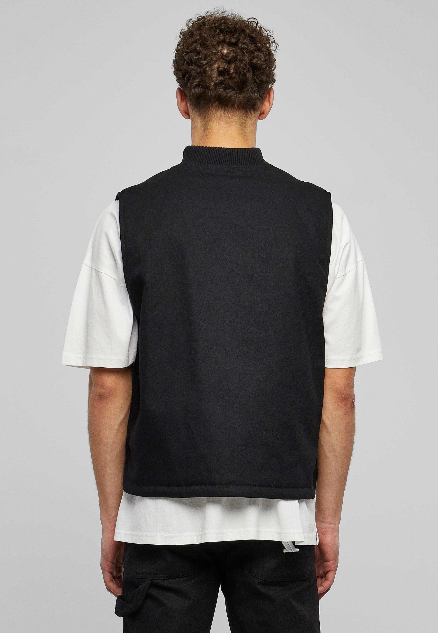 Karl Kani Steppweste »Karl Kani Herren KM231-044-3 KK Chest Signature Vest black«, (1 tlg.)