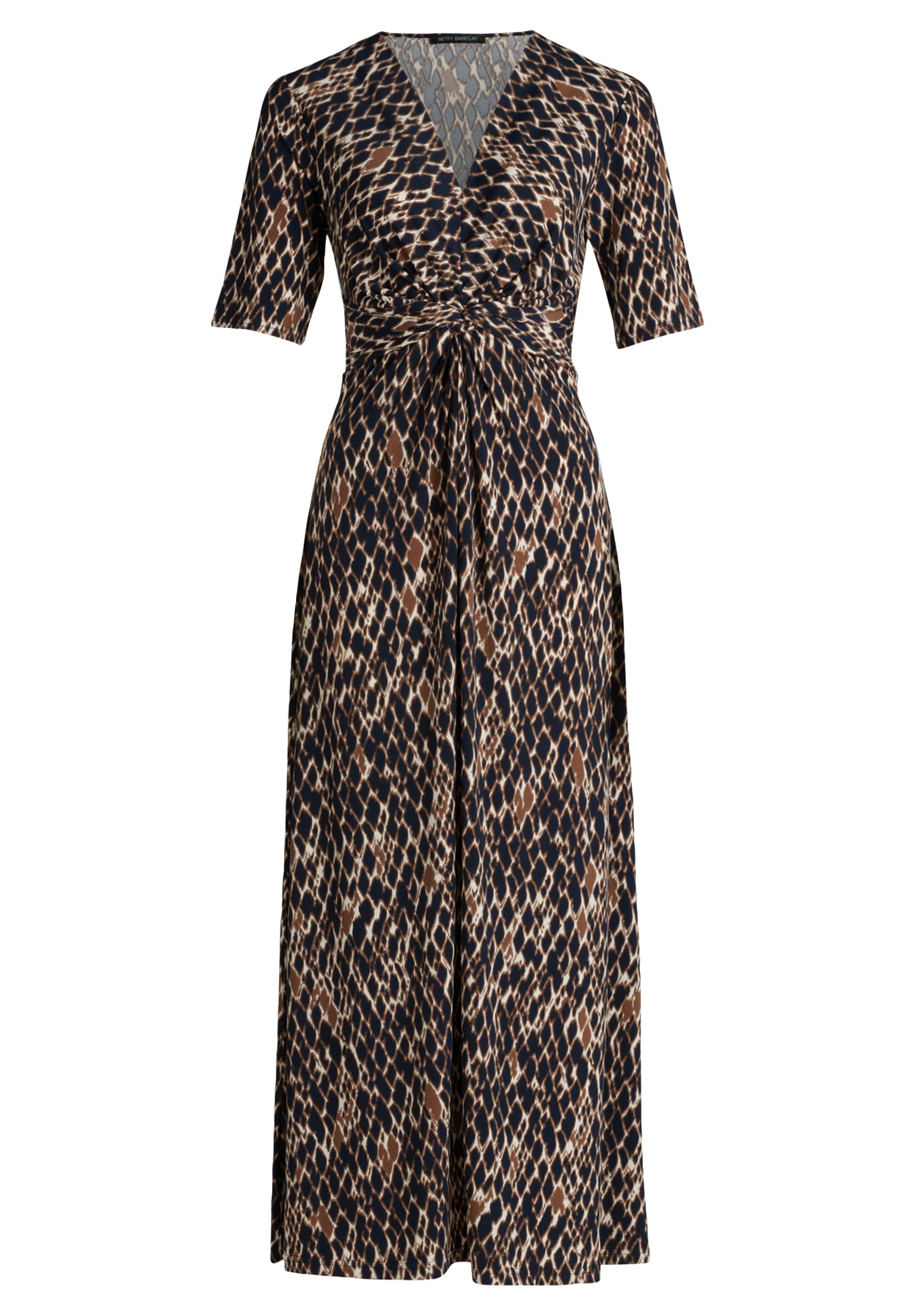 Betty Barclay Maxikleid "Damen Maxikleid mit Raffung" Ohne Tasche günstig online kaufen