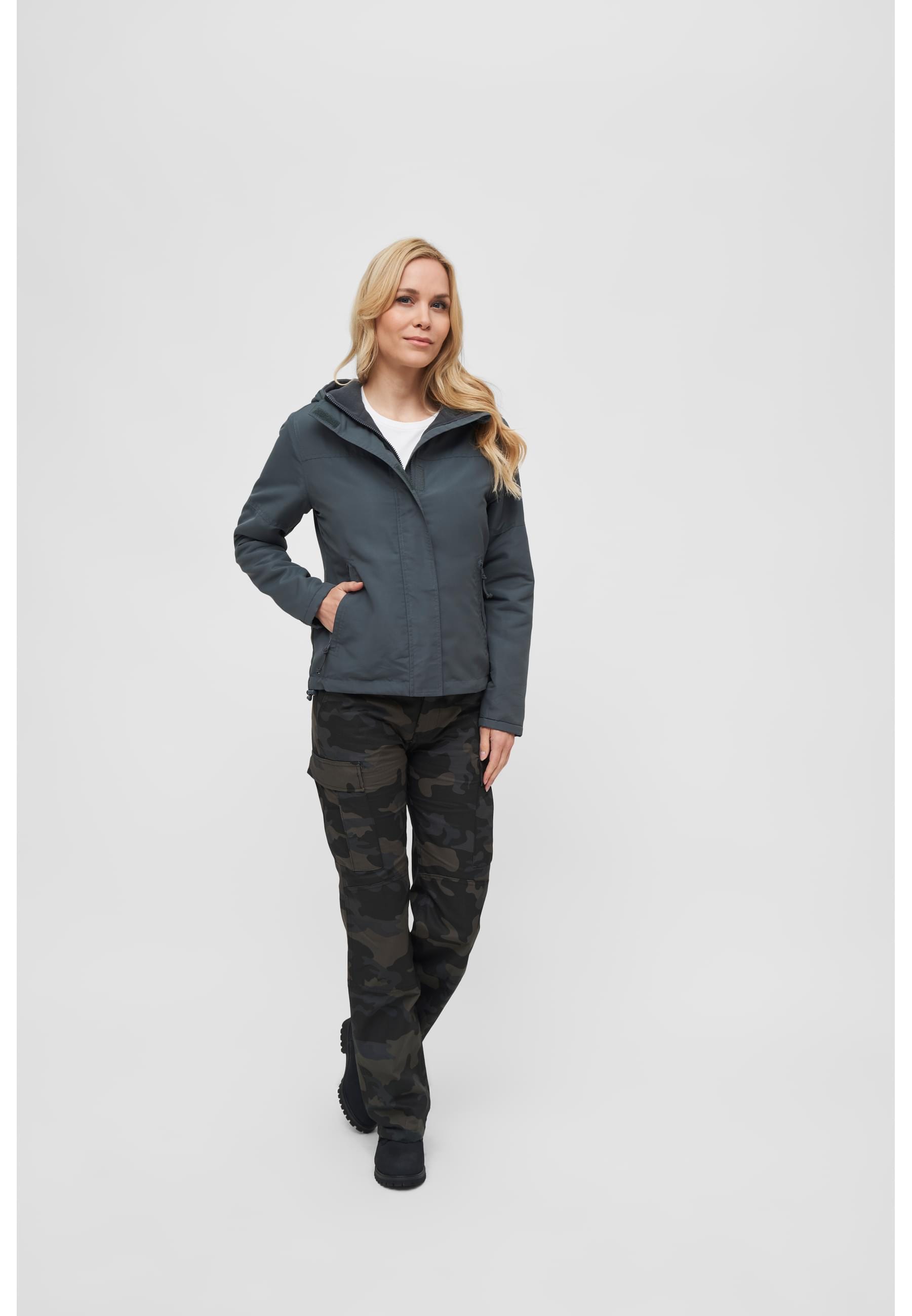 Brandit Allwetterjacke »Brandit Damen Ladies Windbreaker Frontzip«, (1 St.), mit Kapuze