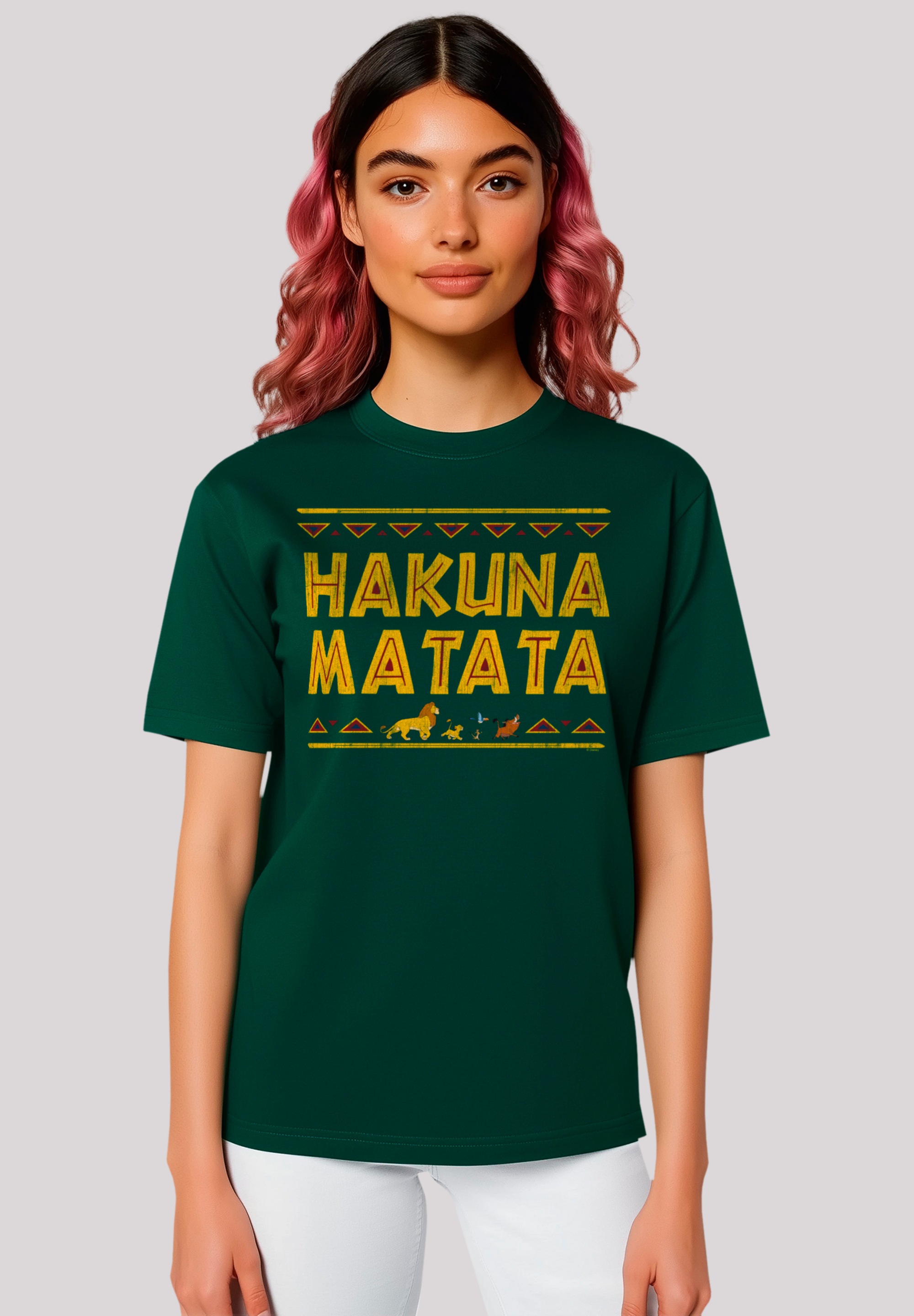 F4NT4STIC T-Shirt »König der Löwen Hakuna Matata«, Premium Qualität