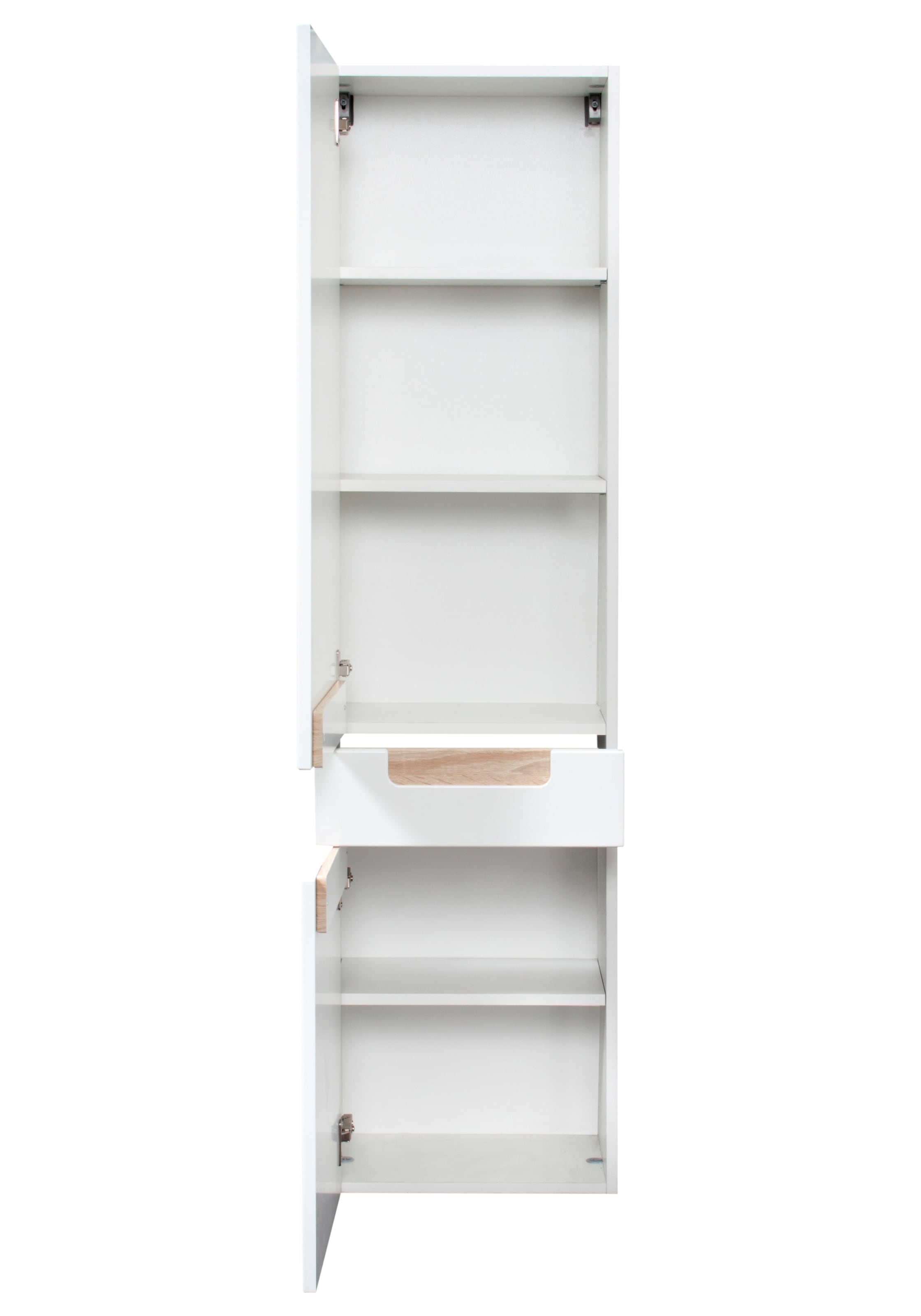 HELD MÖBEL Hochschrank »Siena«, Breite 40 cm, mit hochglänzenden Fronten in  weiß kaufen | BAUR