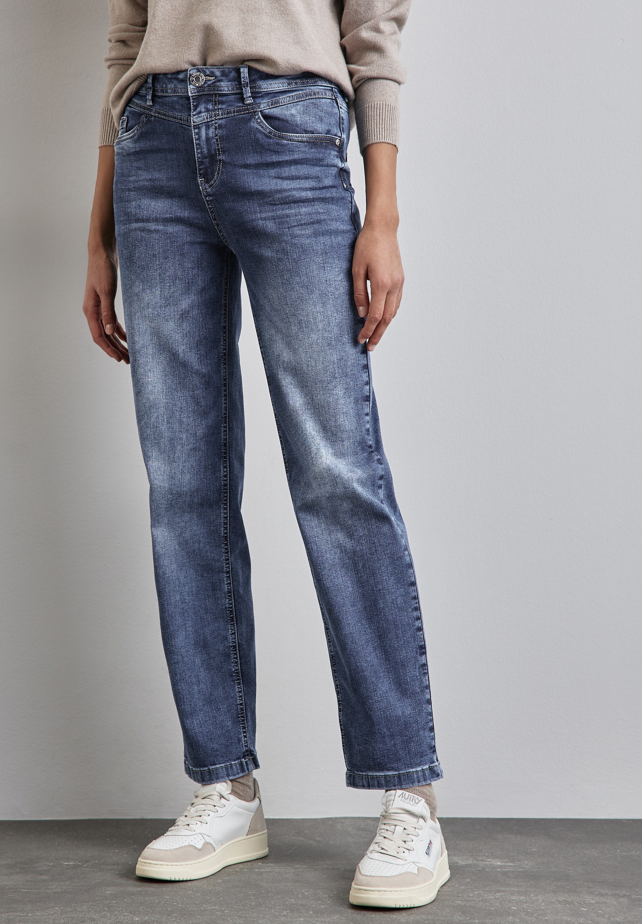 STREET ONE Weite Jeans, 5-Pocket-Style