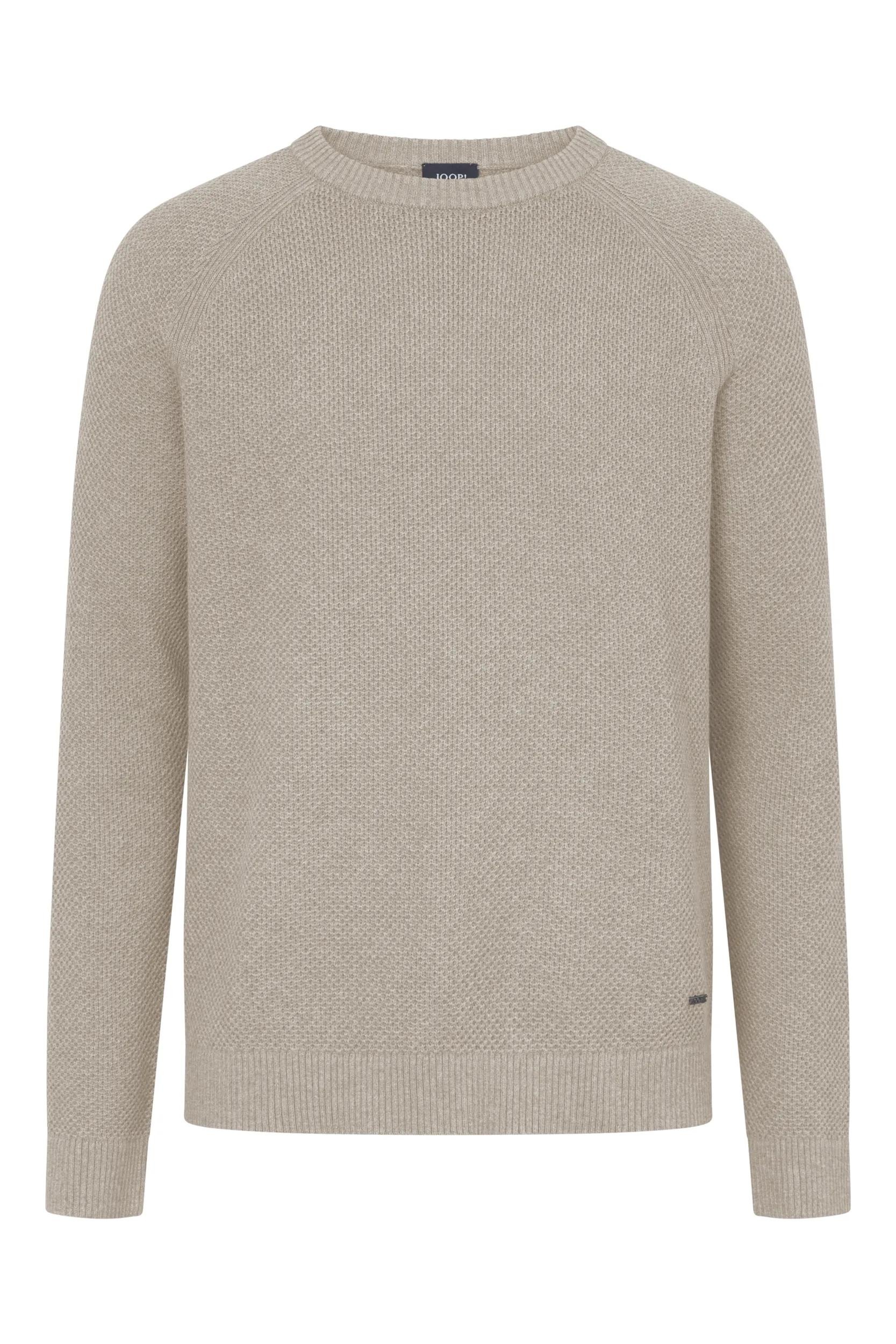 JOOP! Rundhalspullover »Nadion« Modern fit, modische Strickstruktur