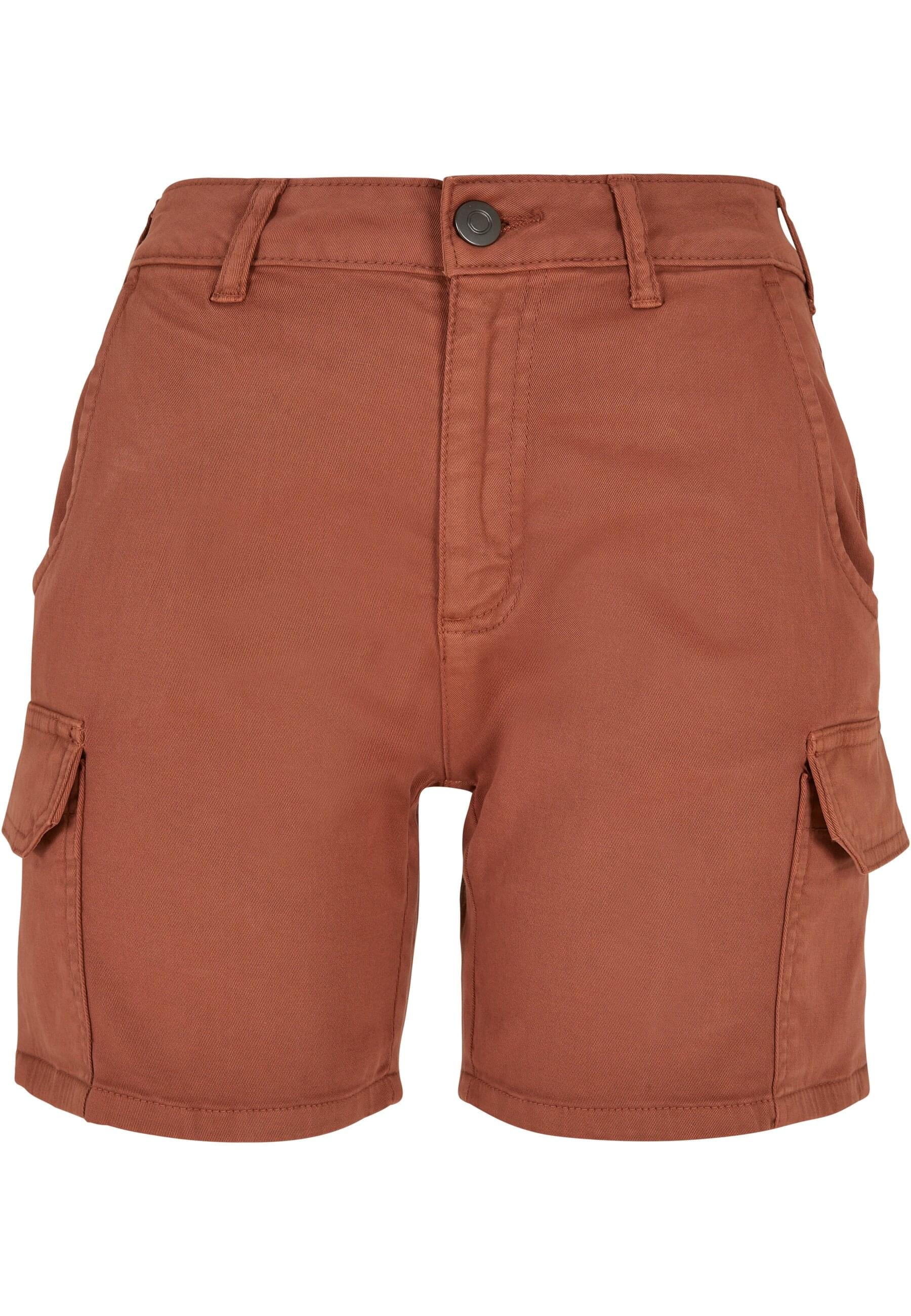 URBAN CLASSICS Cargohose "Urban Classics Damen Ladies High Waist Cargo Shorts", (1 tlg.)