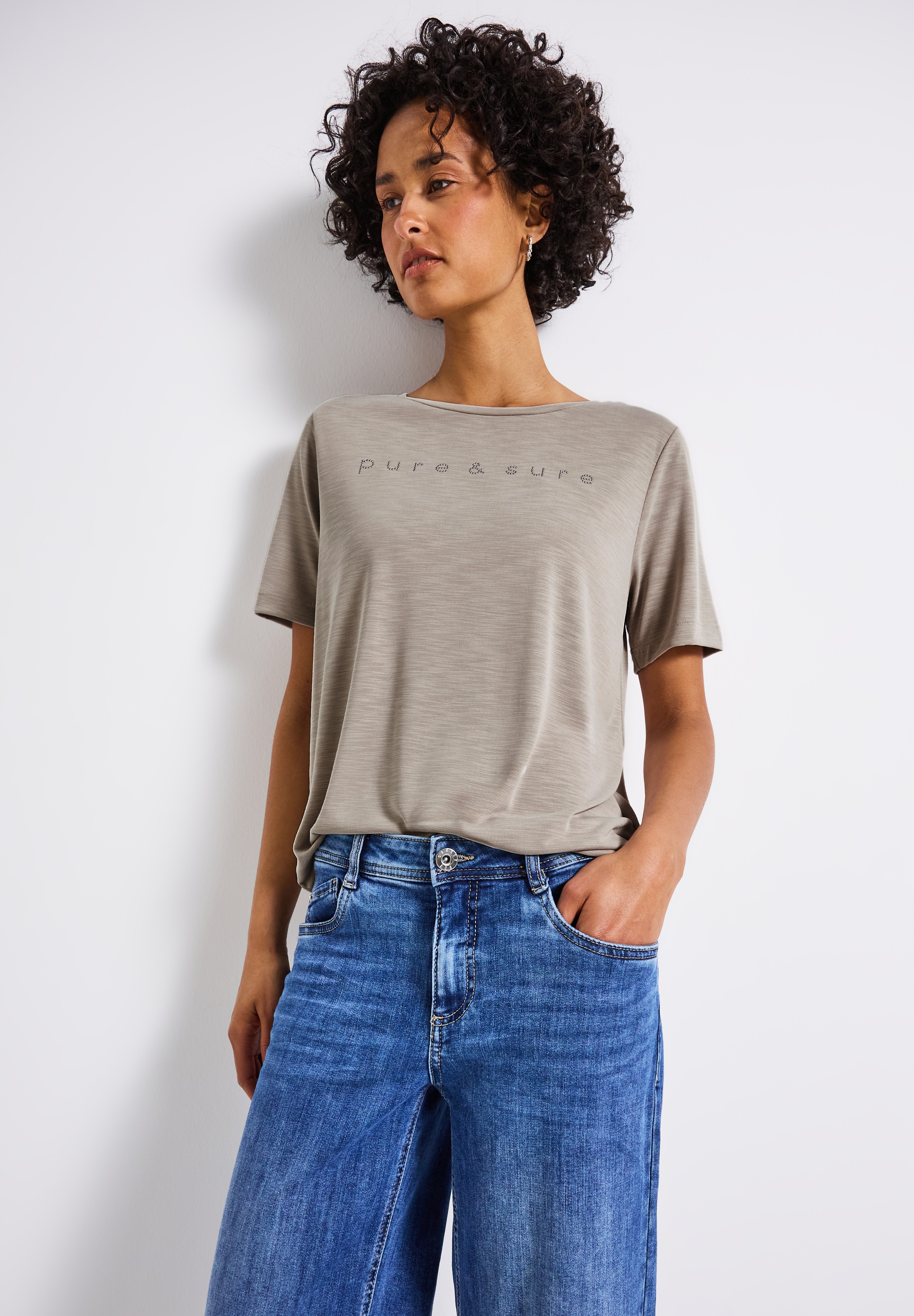STREET ONE T-Shirt, mit Wording günstig online kaufen