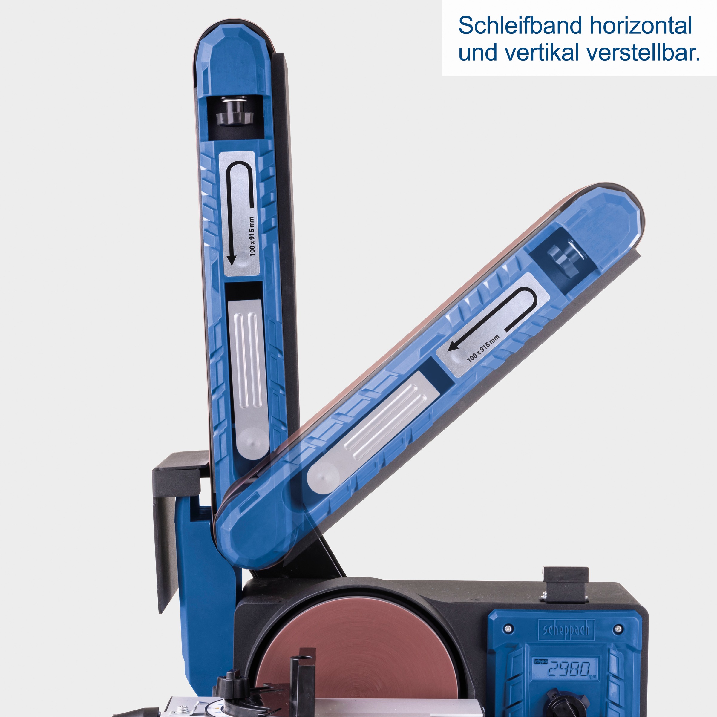 Scheppach Band-Tellerschleifer »»BTS900Vario««