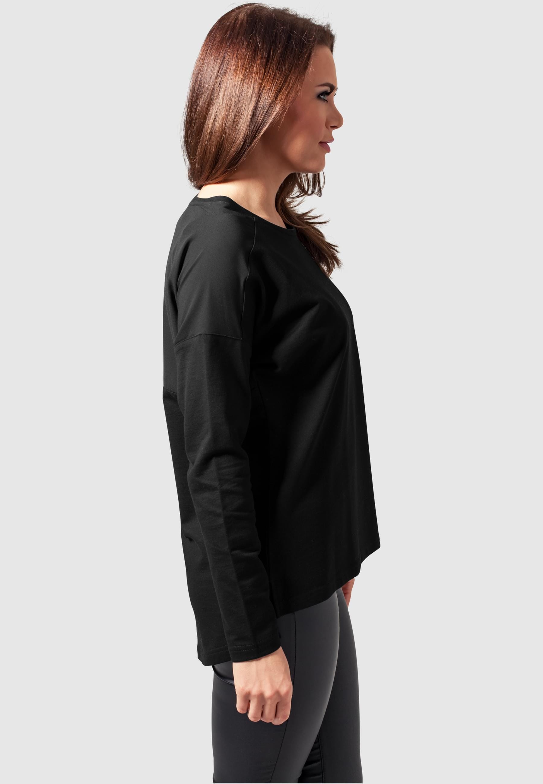 URBAN CLASSICS Sweatshirt »Urban Classics Damen Ladies Oversize Chiffon Crew«, (1 tlg.)