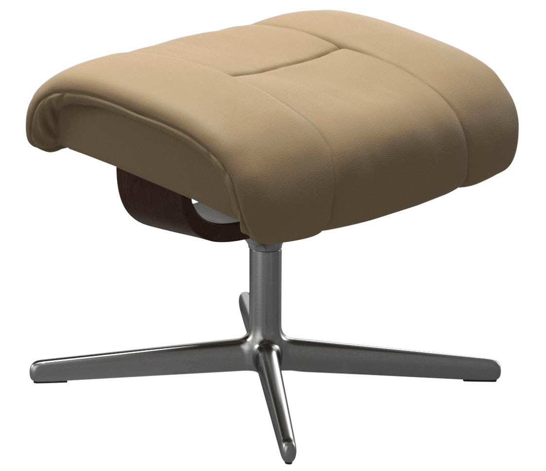 Stressless® Fußhocker »Reno«, mit Cross Base, Größe S, M & L, Holzakzent Braun