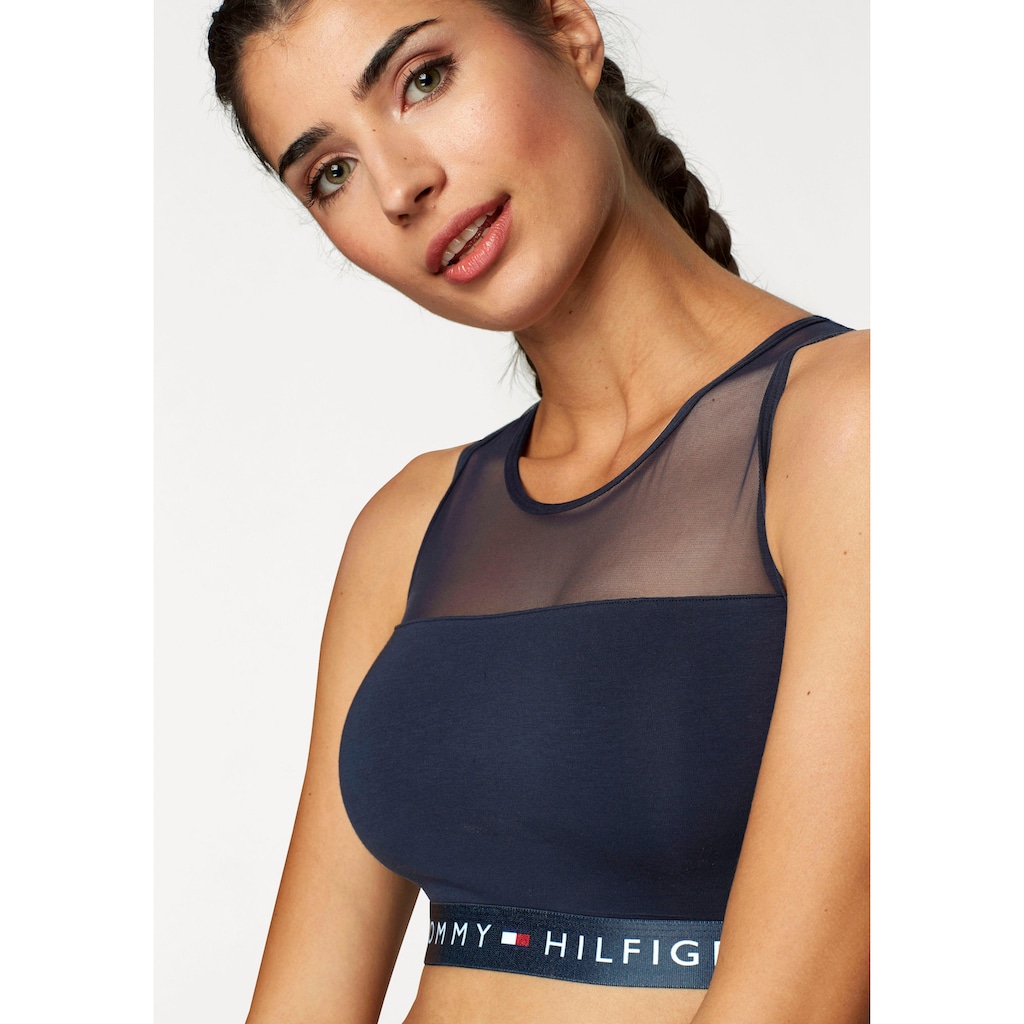 Tommy Hilfiger Underwear Bustier, (1 tlg.), mit leicht transparentem Mesheinsatz