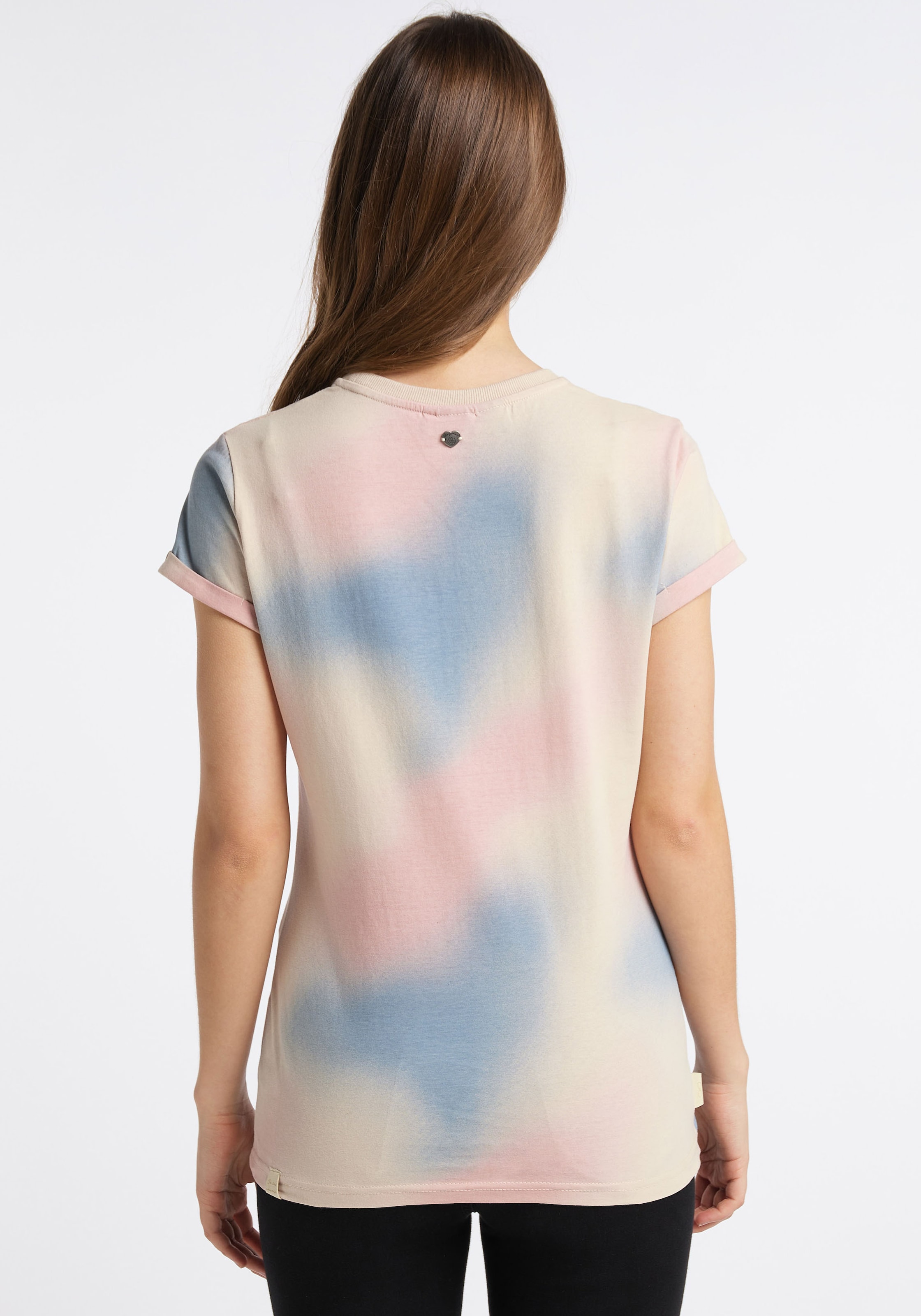 Ragwear T-Shirt »FEYE OMBRE«, im Batik-Print-Design