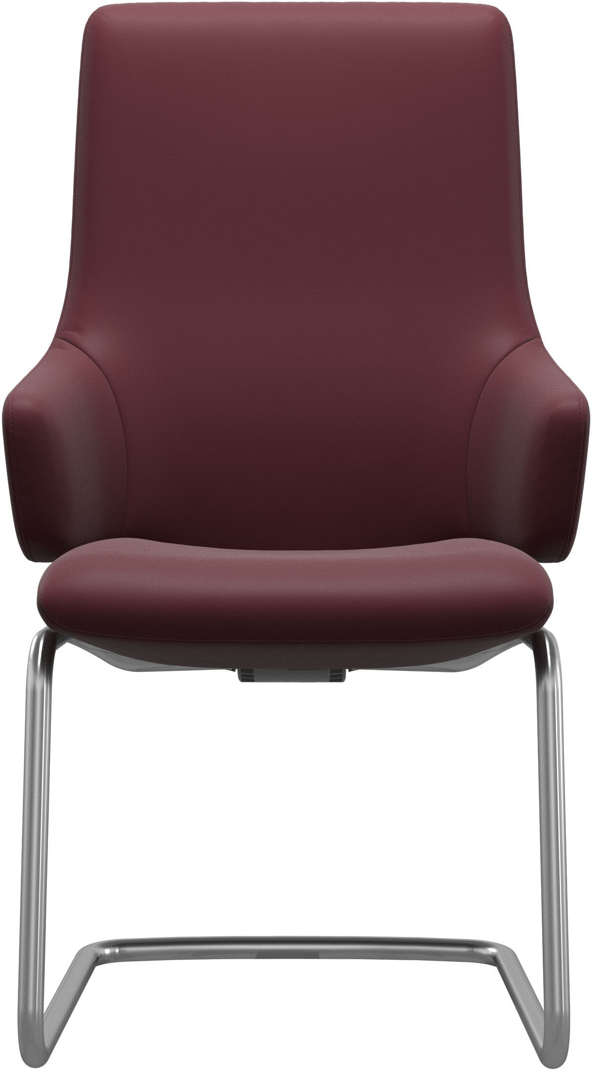 Stressless® Polsterstuhl »Laurel«, Leder BATICK, High Back mit Armlehne, Größe L, mit Beinen aus Stahl in Chrom