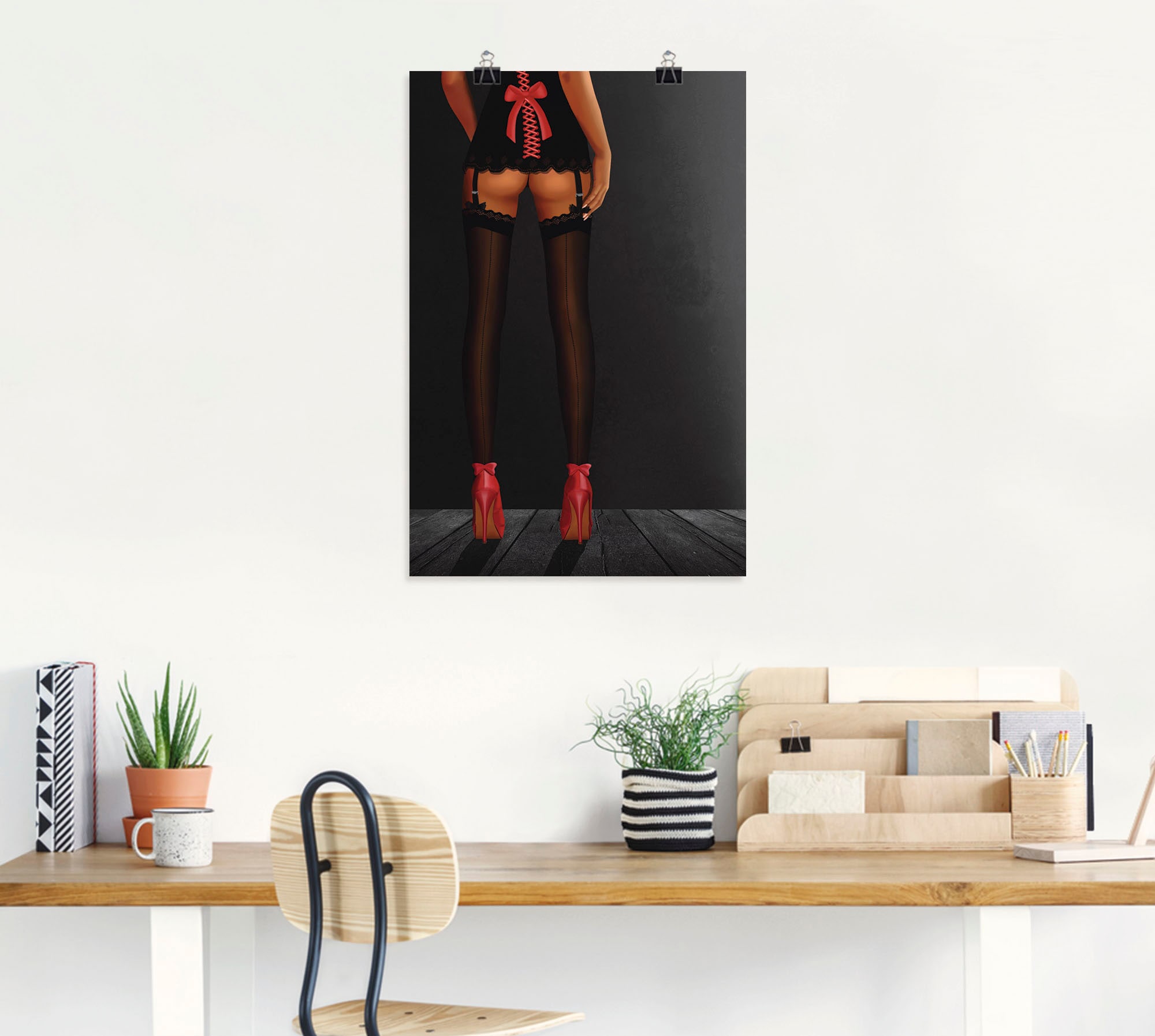 Artland Wandbild »Sexy Beine in High Heels«, Frau, (1 St.), als Alubild, Outdoorbild, Leinwandbild, Poster in verschied. Größen