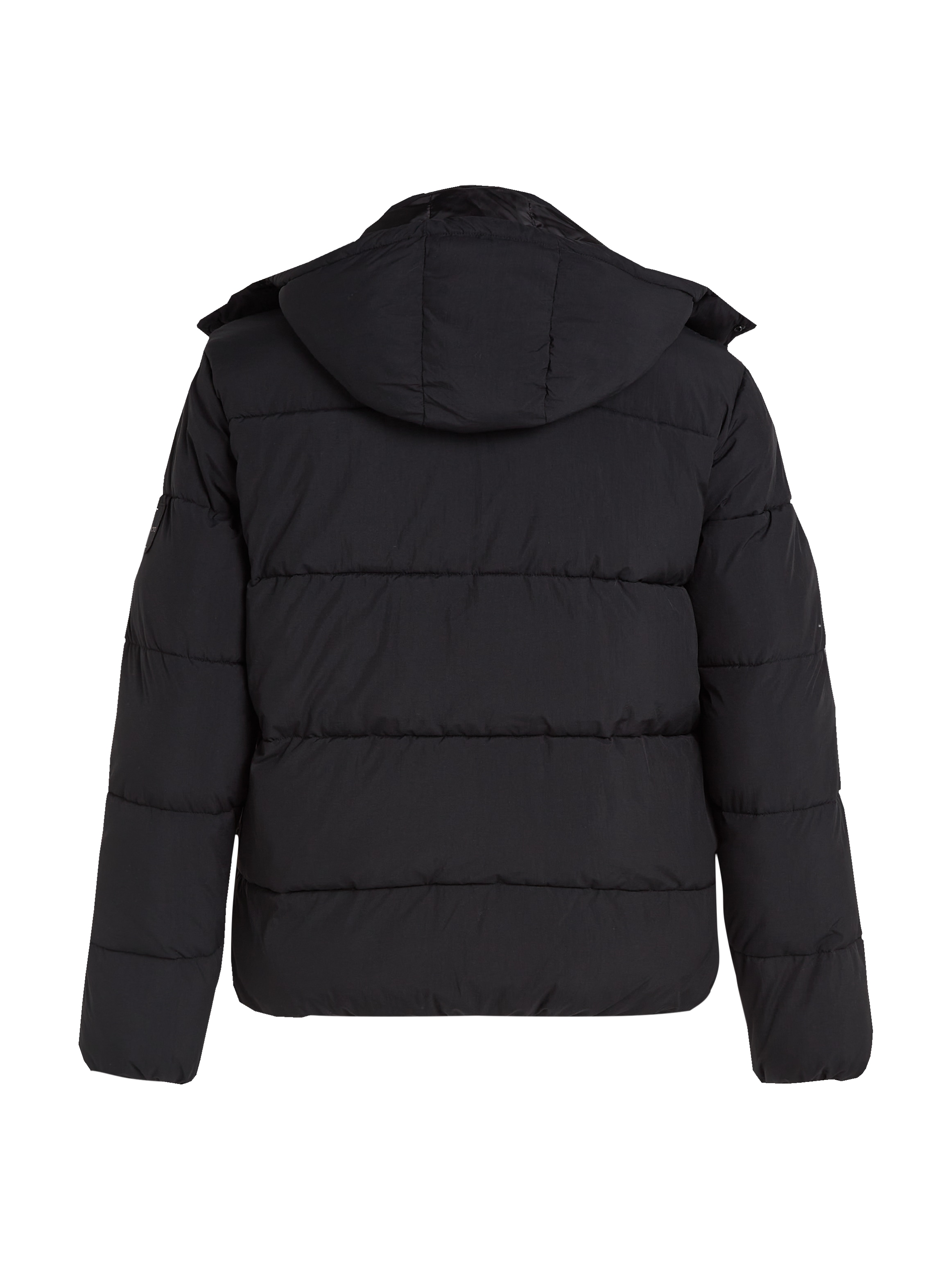 Calvin KLEIN Džinsai Plus Striukė »Plus Essentials Non Down Striukė  su gobtuvas in dydžiai dydžiai su Logoprägung