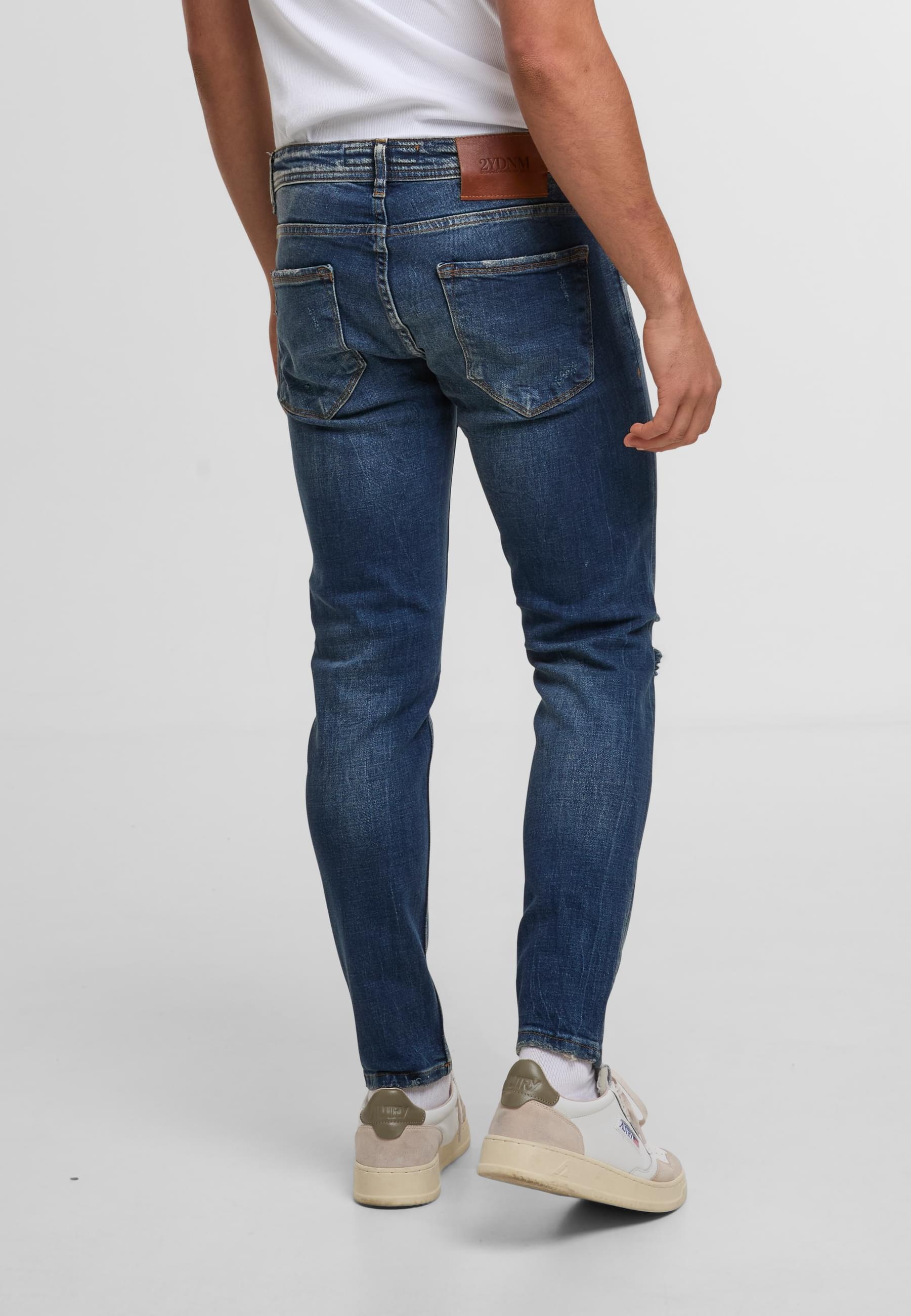 2Y Studios Bequeme Jeans »2Y Studios Herren 2Y Destroyed Tapered Fit Denim«
