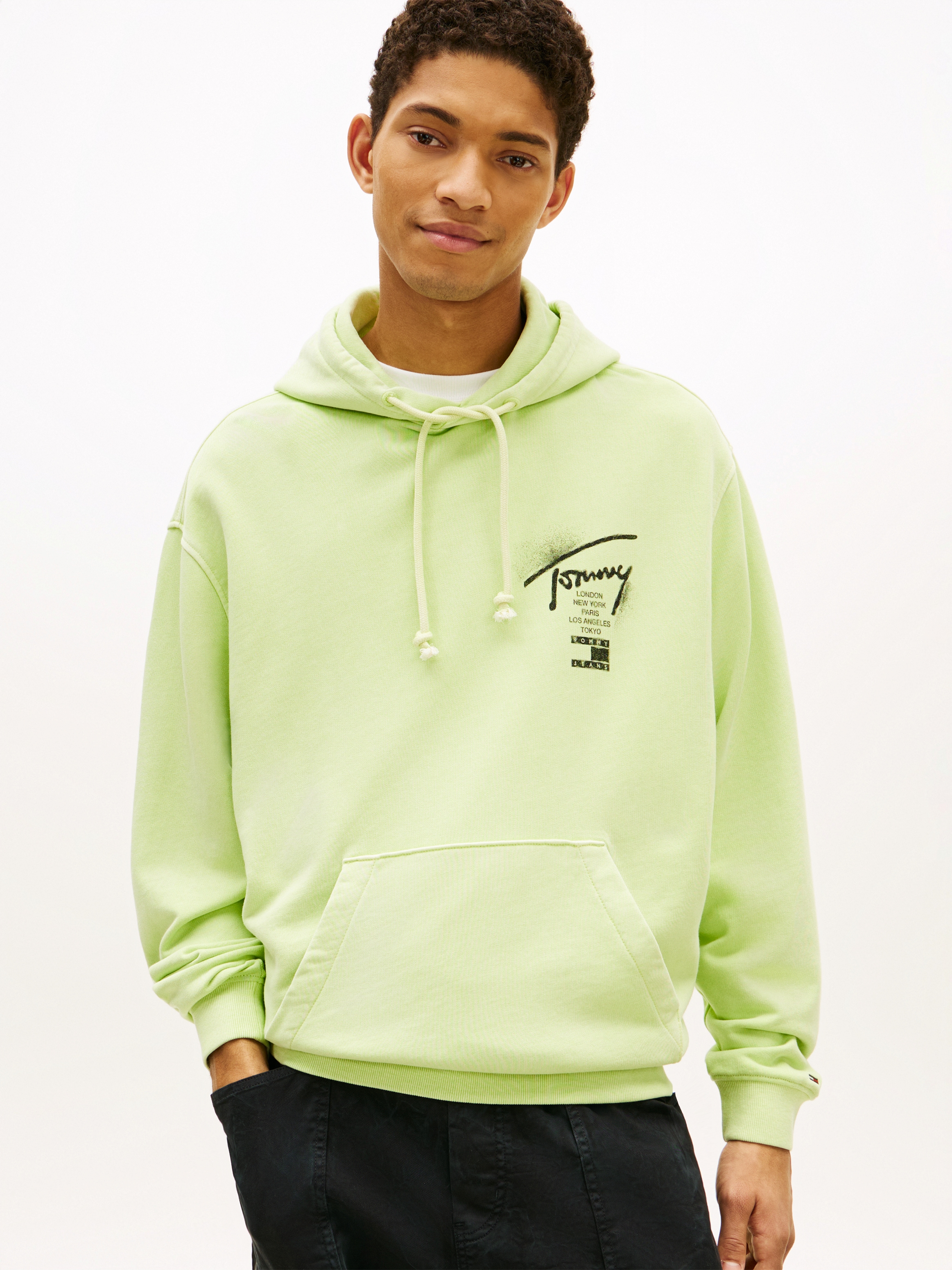 Tommy Jeans Kapuzensweatshirt "TJM RELAXED NEON SIGN", Relaxed fit mit Kapu günstig online kaufen