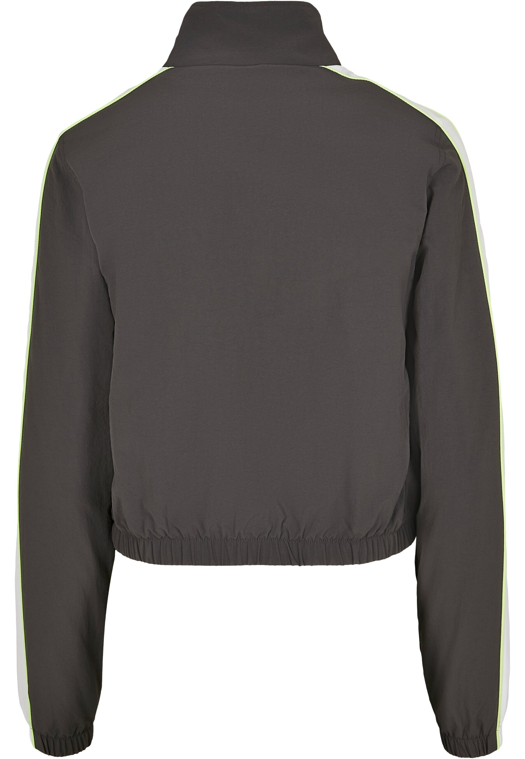 URBAN CLASSICS Allwetterjacke »Urban Classics Damen Ladies Short Piped Track Jacket«, (1 St.), ohne Kapuze