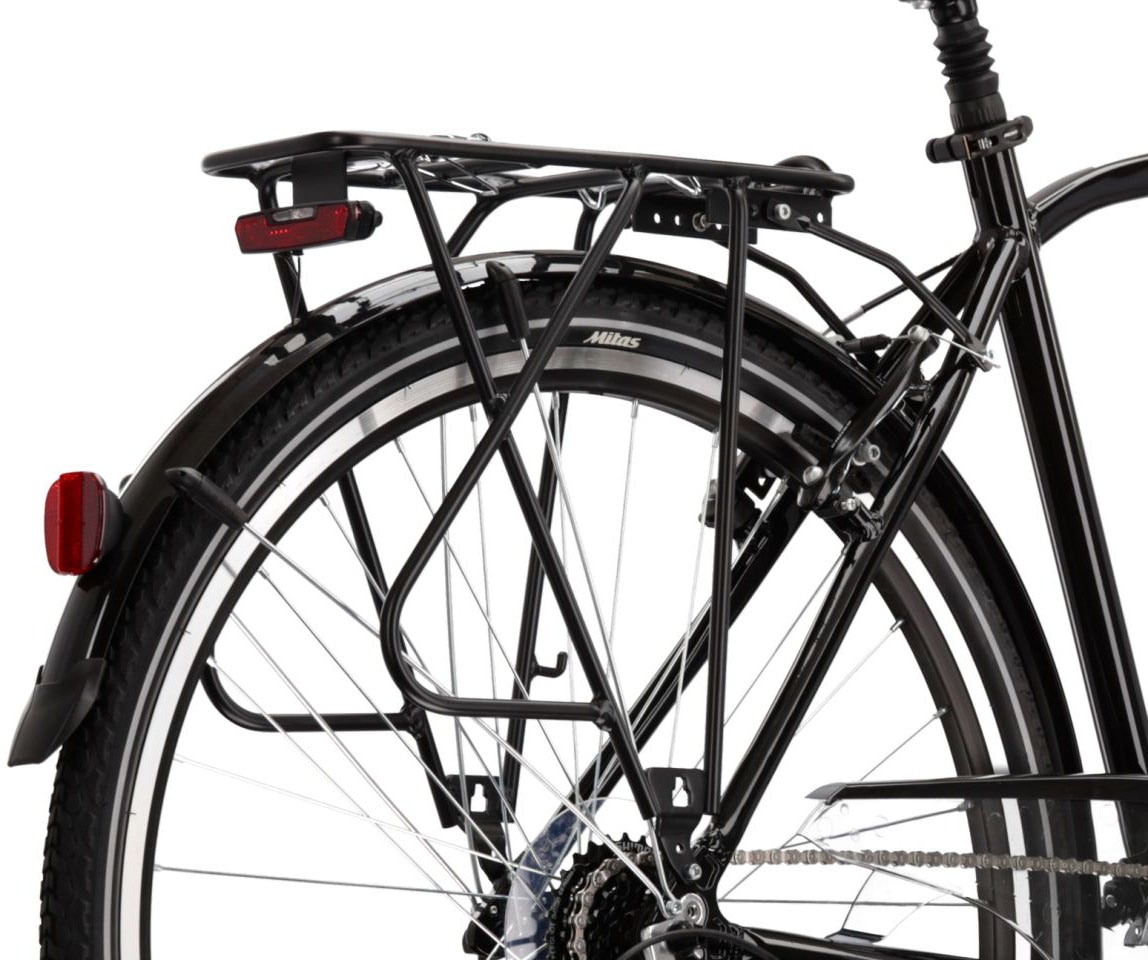 Kross Trekkingrad »Trekkingrad Trans 4.0 schwarz 21 Gänge«, 21 Gang, Shimano, ACERA T3000 Schaltwerk, Kettenschaltung