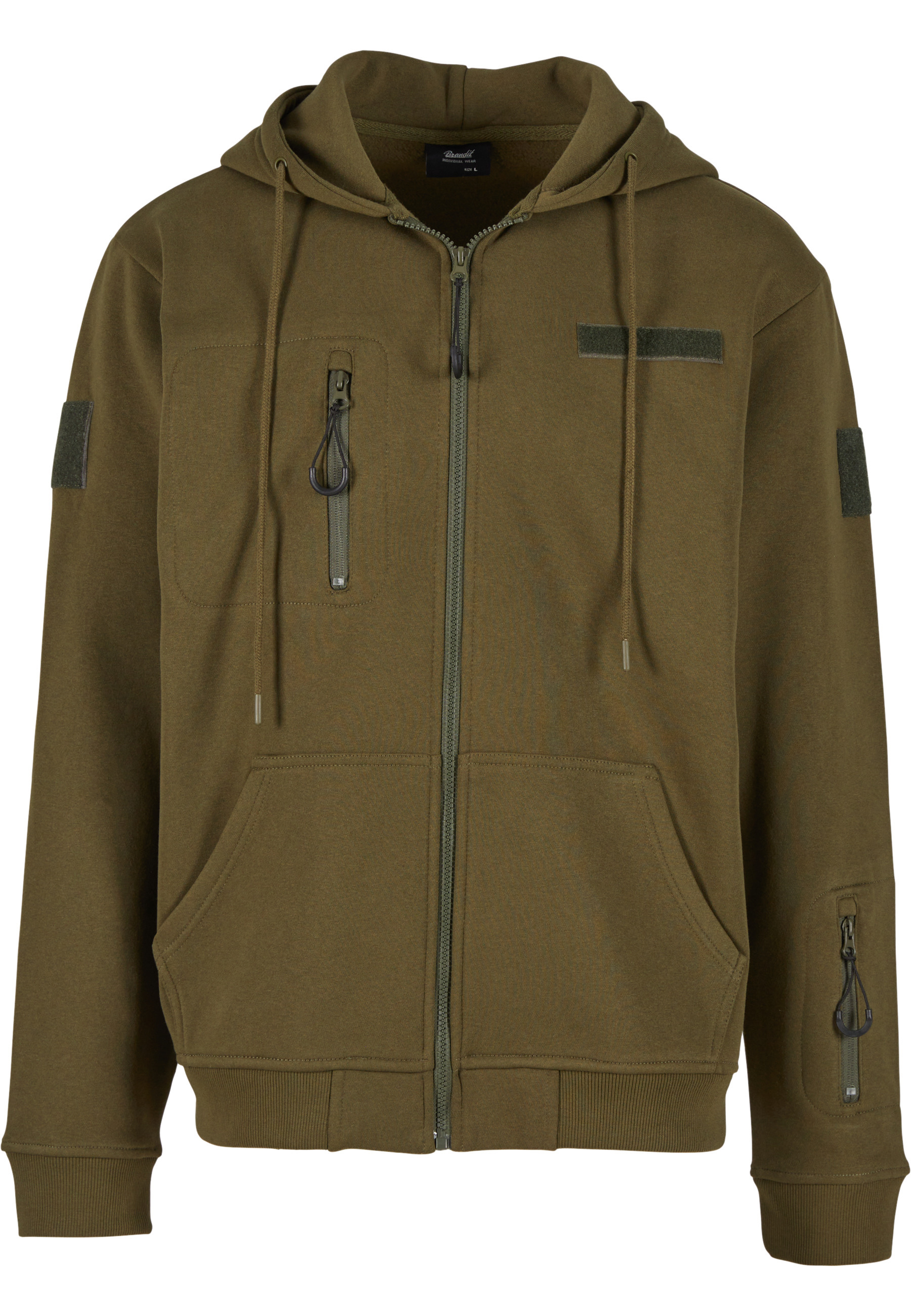 Brandit Bomberjacke "Brandit Tactical Sweat Jacket" 1 Stk. tlg. mit Kapuze