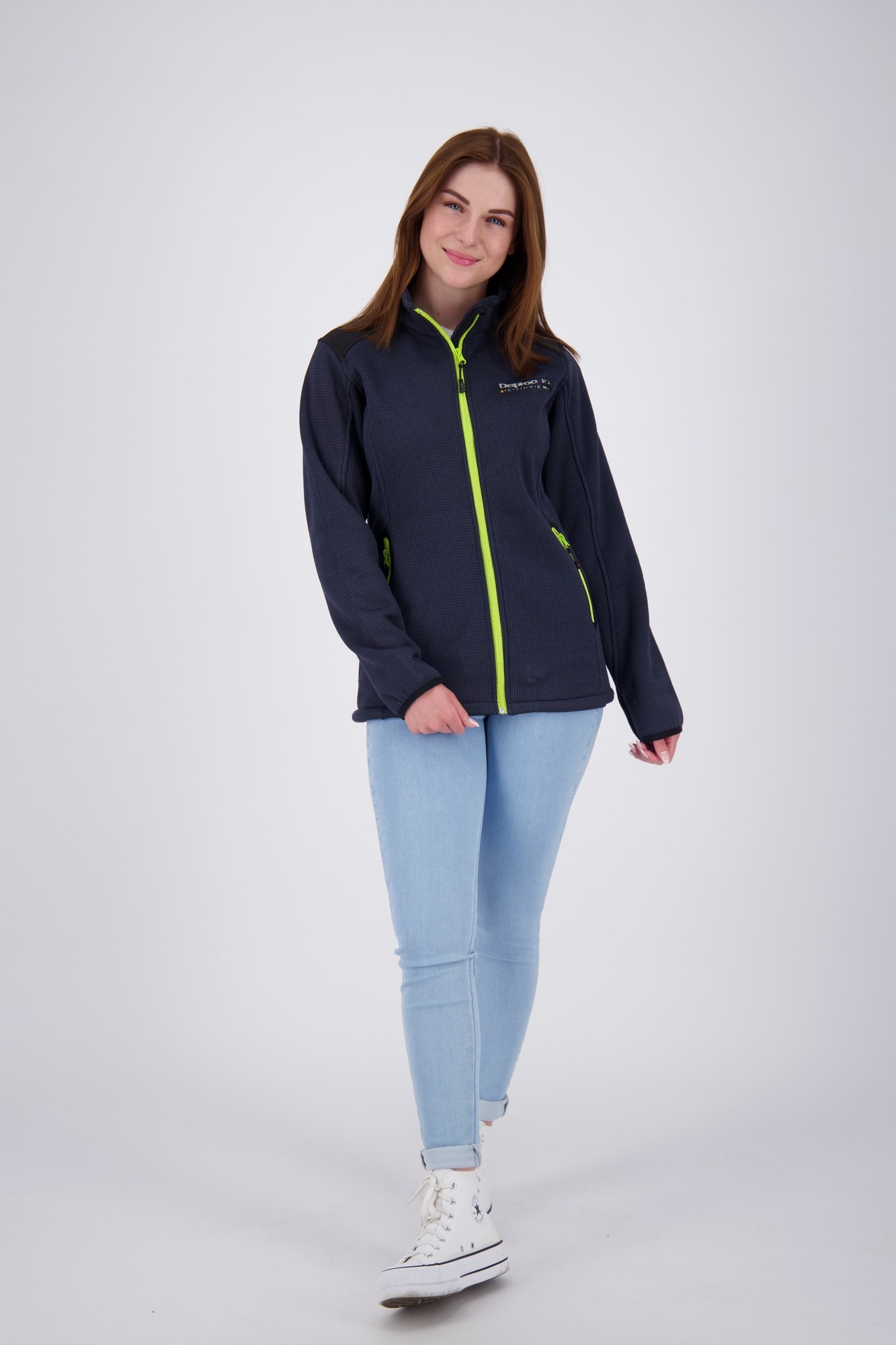 DEPROC Active Fleecejacke »Wohlfühljacke WAVERLEY WOMEN« auch in Großen Größen erhältlich